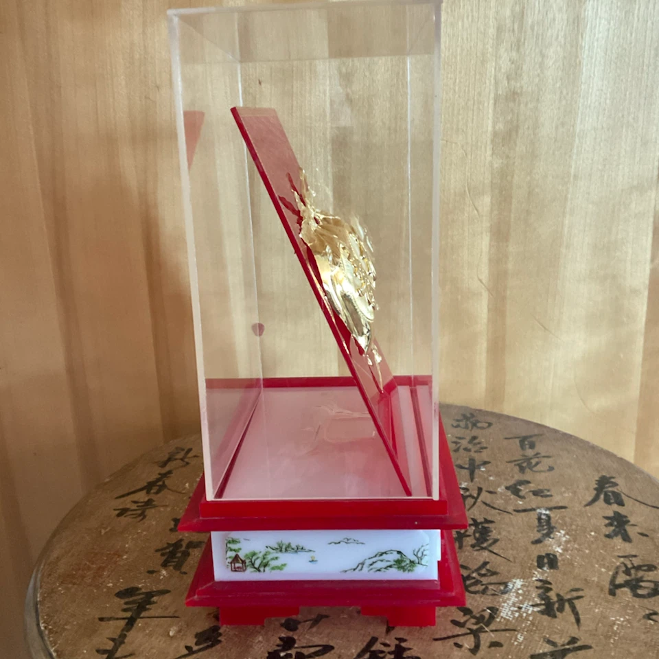 24K Gold Foil Longevity Peach Ornament – Gift Case - photo 2