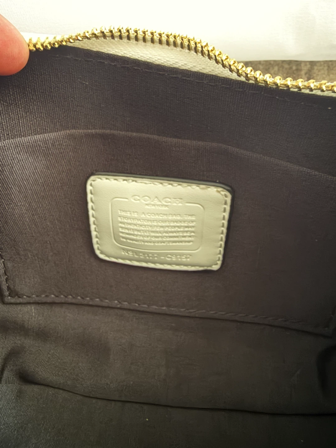 Coach Shoulder Bag - White Monogram - photo 3
