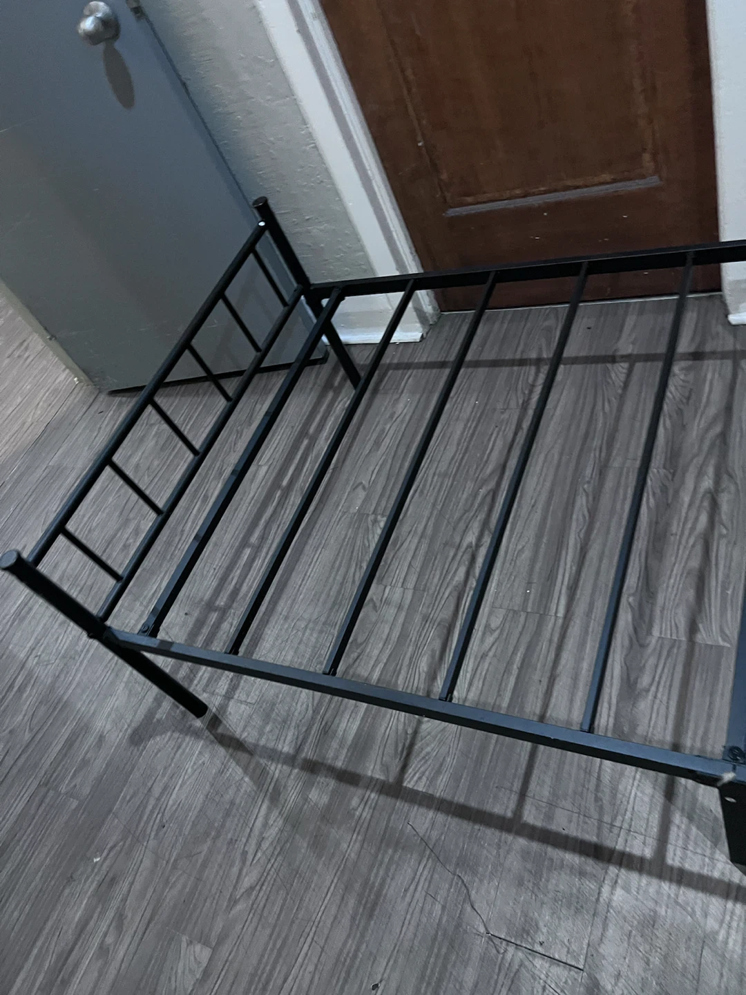 Black Metal Twin Bed Frame - photo 4