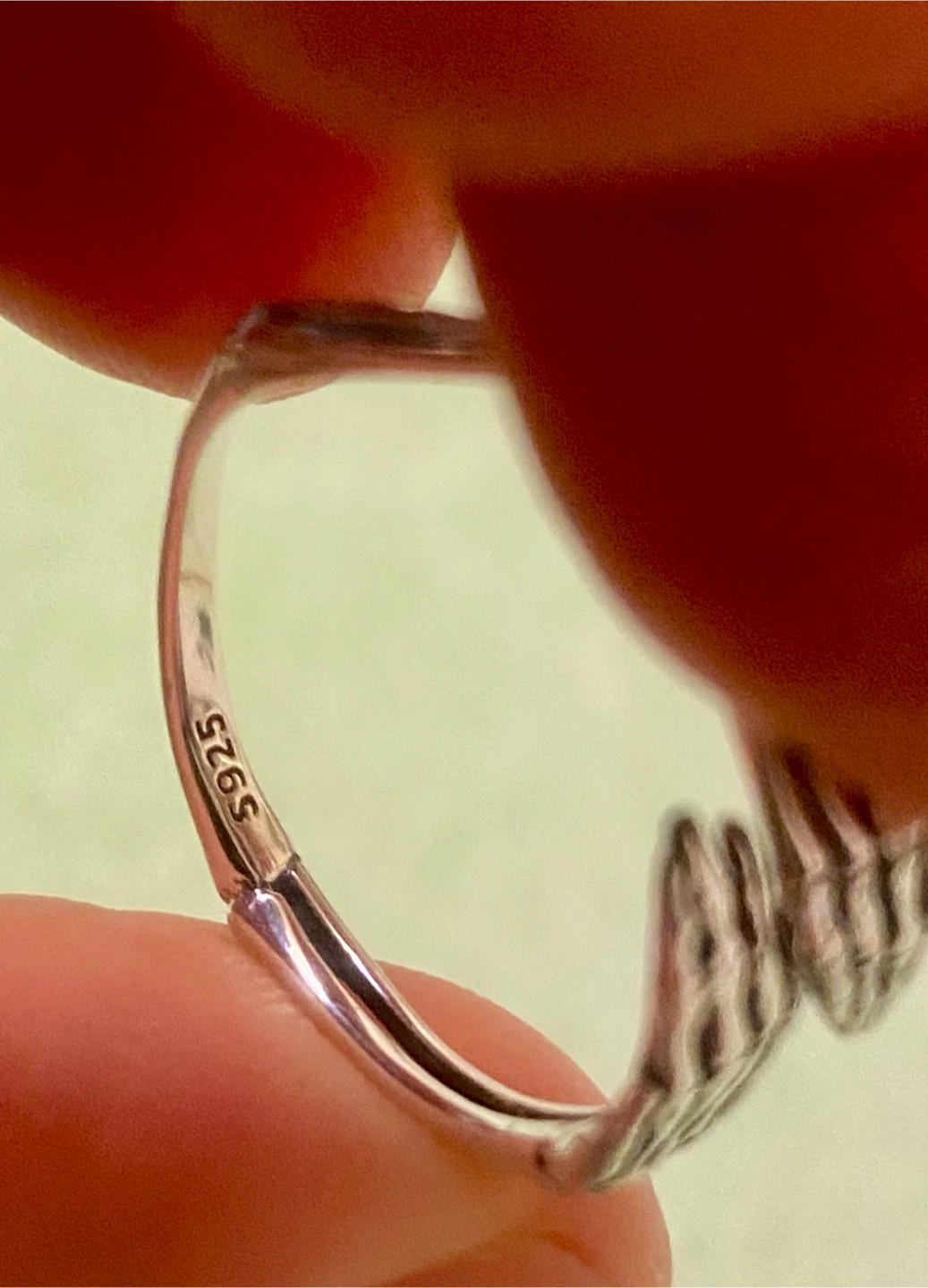 Sterling Silver Skeleton Hand Ring - photo 5