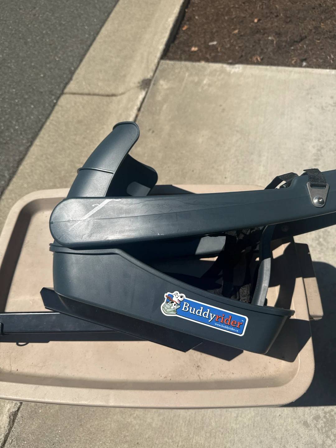 FOR SALE: BuddyRider Dog Bike Seat – Hardly Used!