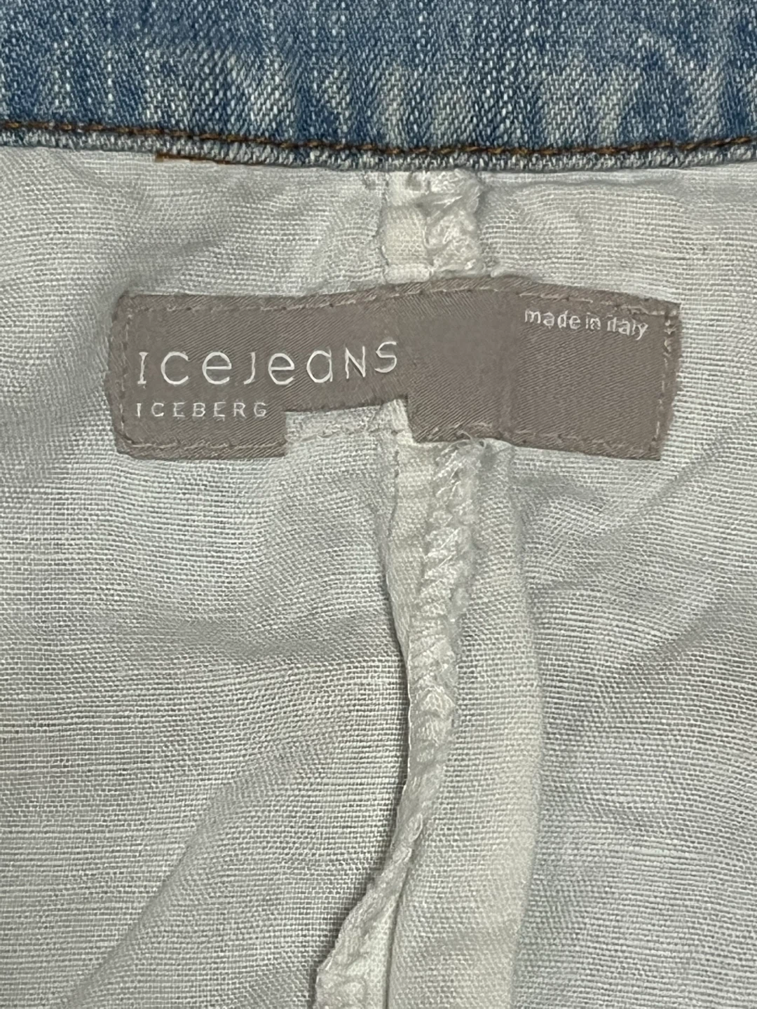 ICE jeans by ICEBERG Distressed Denim Long Jacket - photo 4