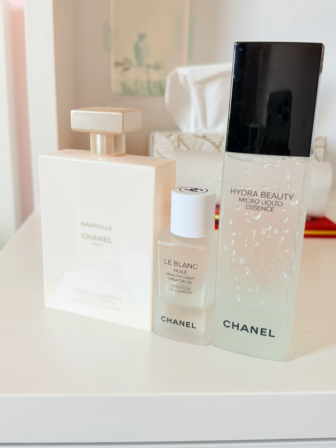 Chanel Perfume, Essence & Face Oil Set
