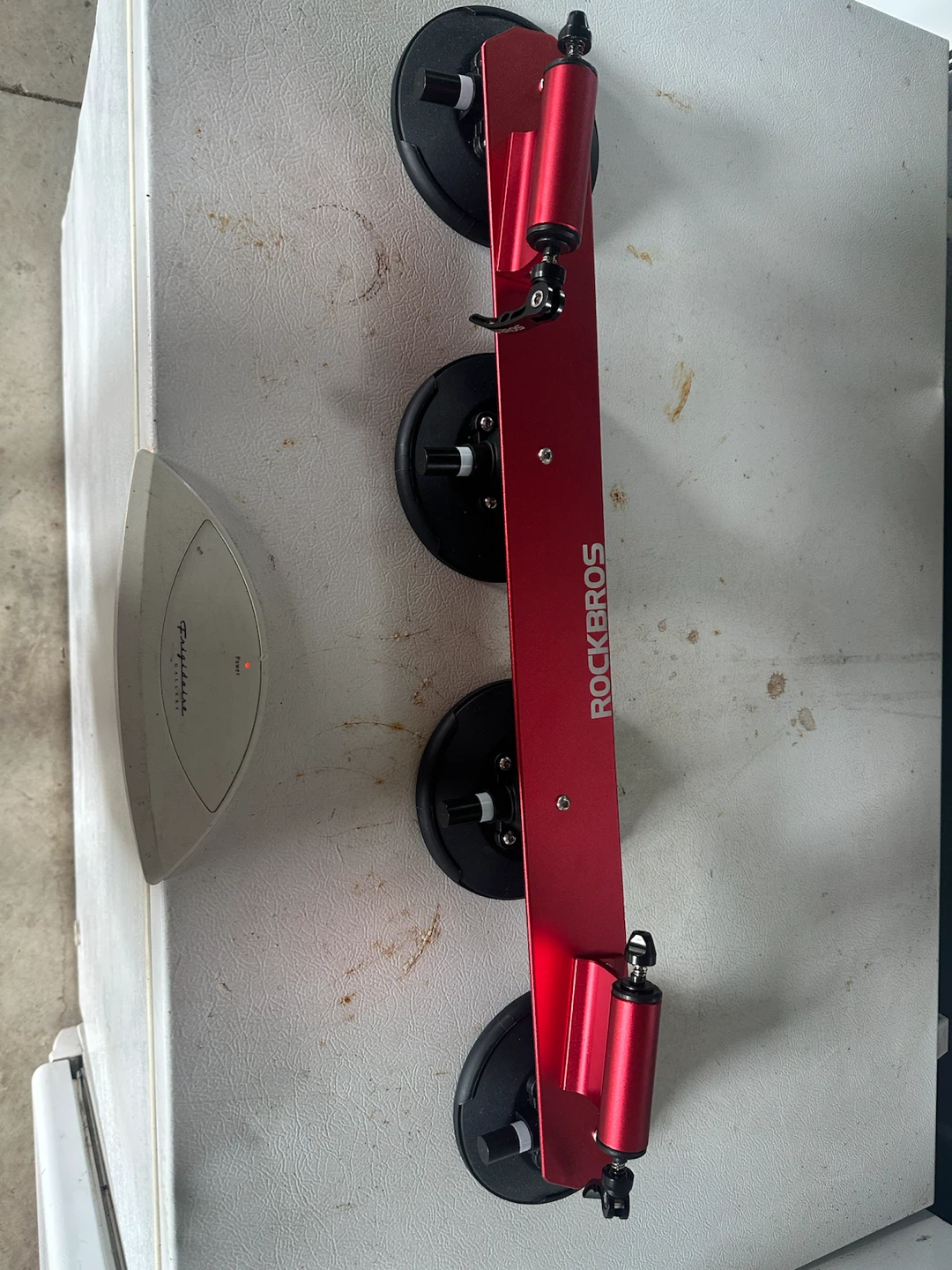 ROCKBROS Red Aluminum Alloy Suction Bike Rack - photo 2