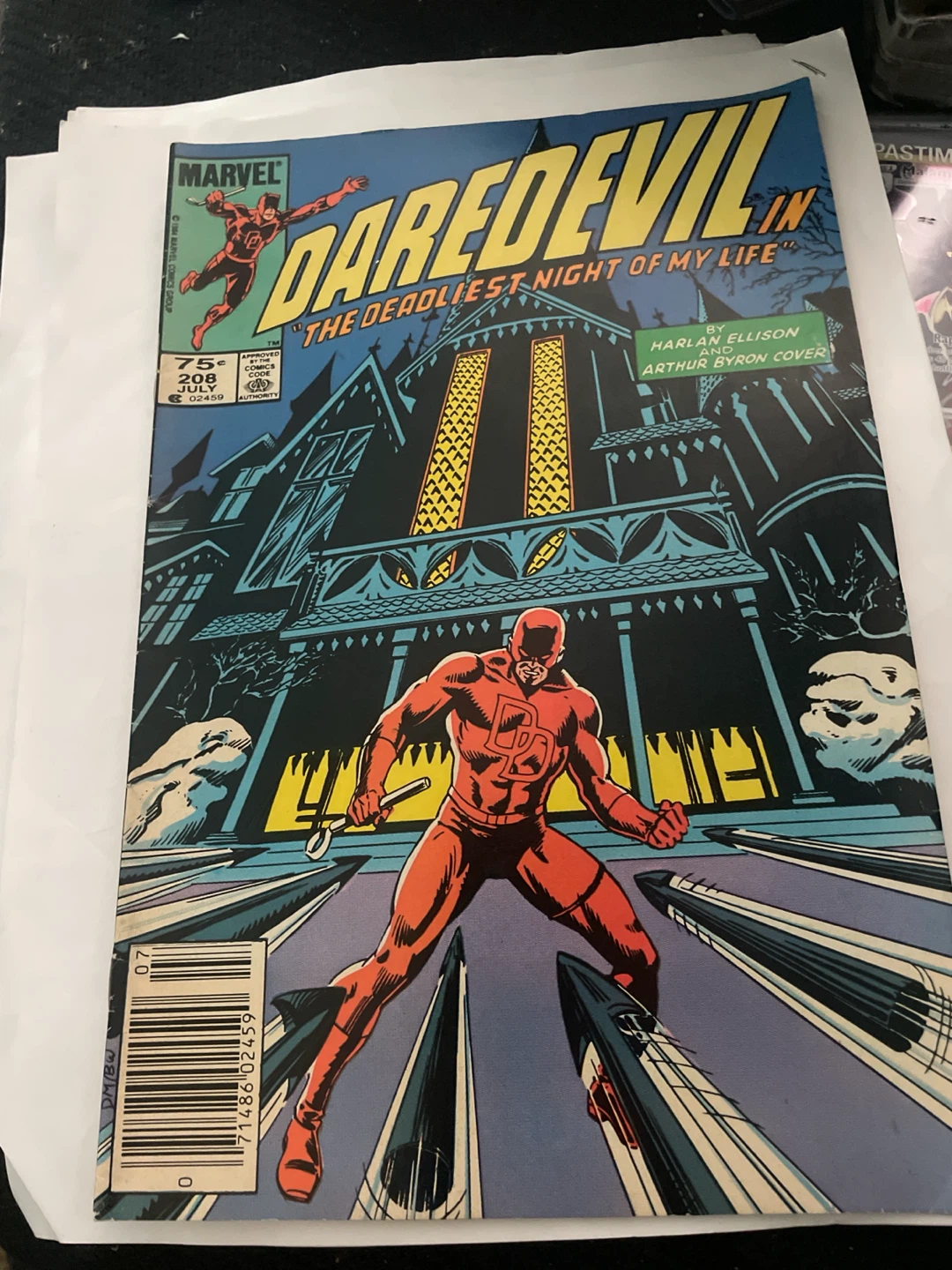 Daredevil in The Deadliest Night of My Life Comic #208
