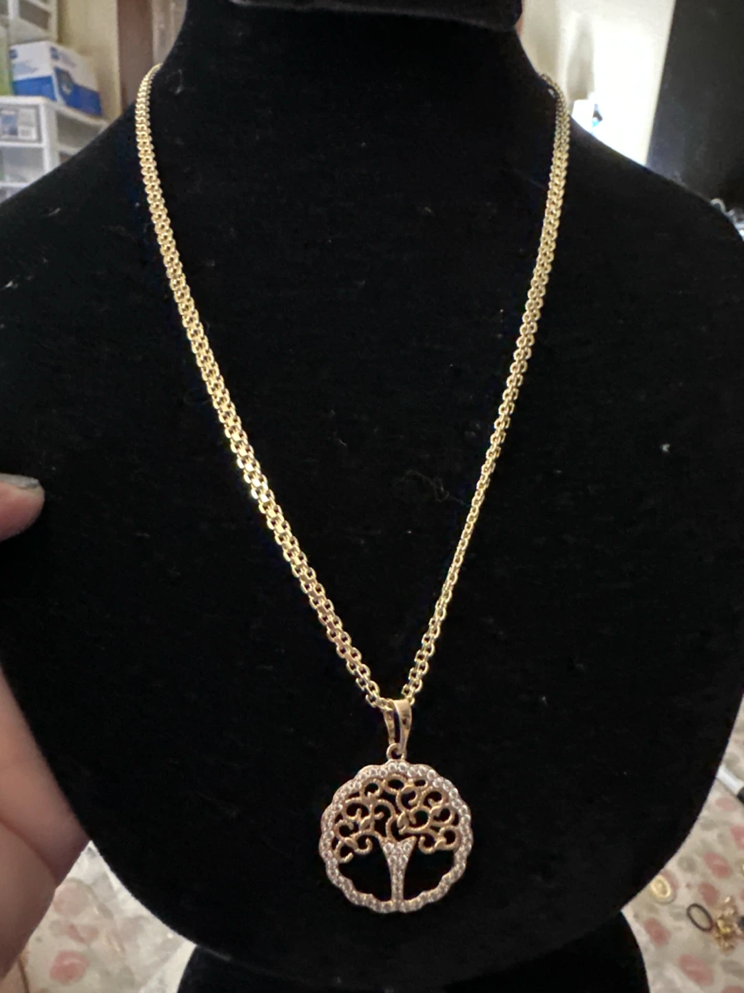 14kGold laminated Tree of Life Pendant Necklace