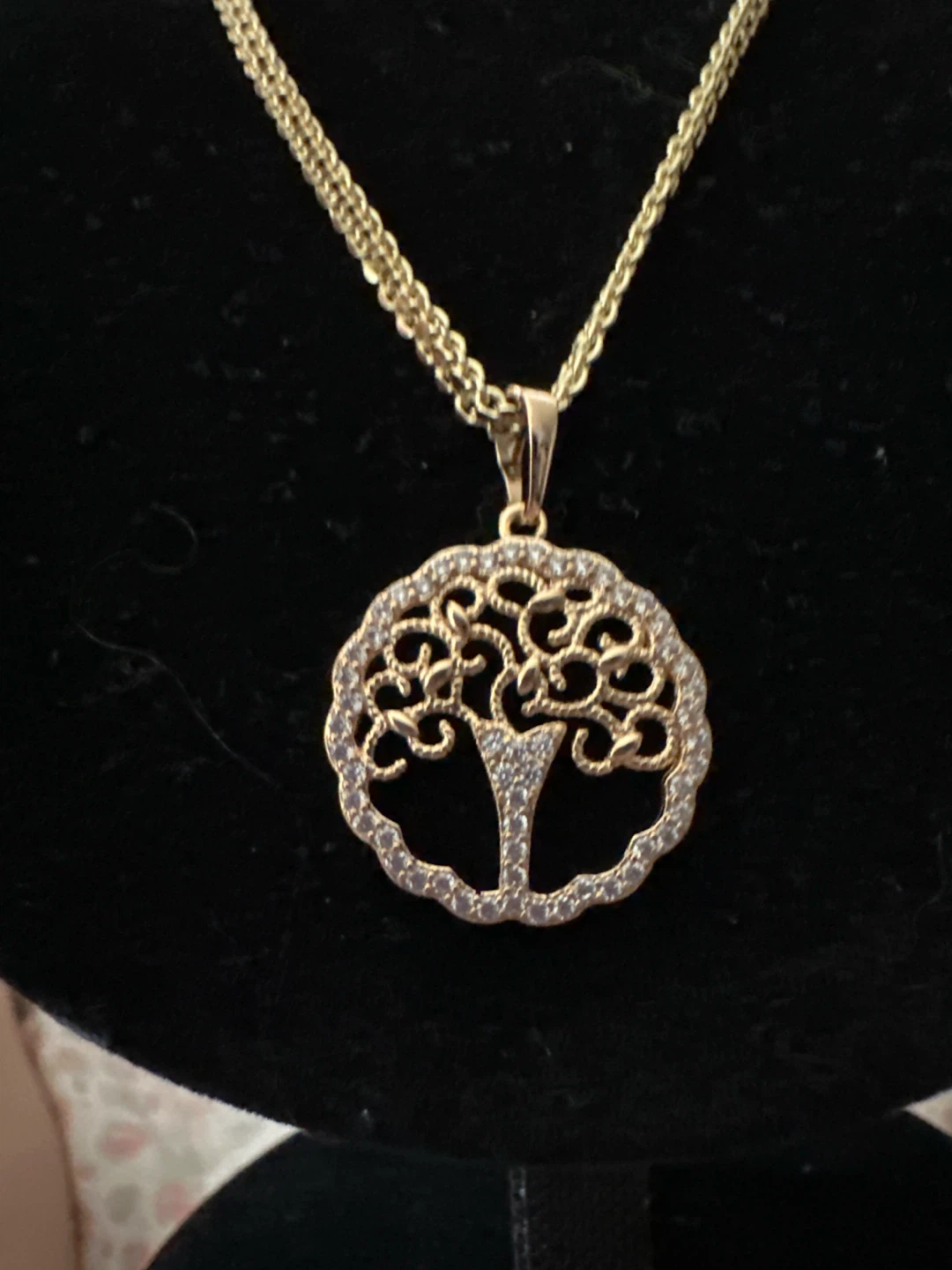 14kGold laminated Tree of Life Pendant Necklace - photo 2
