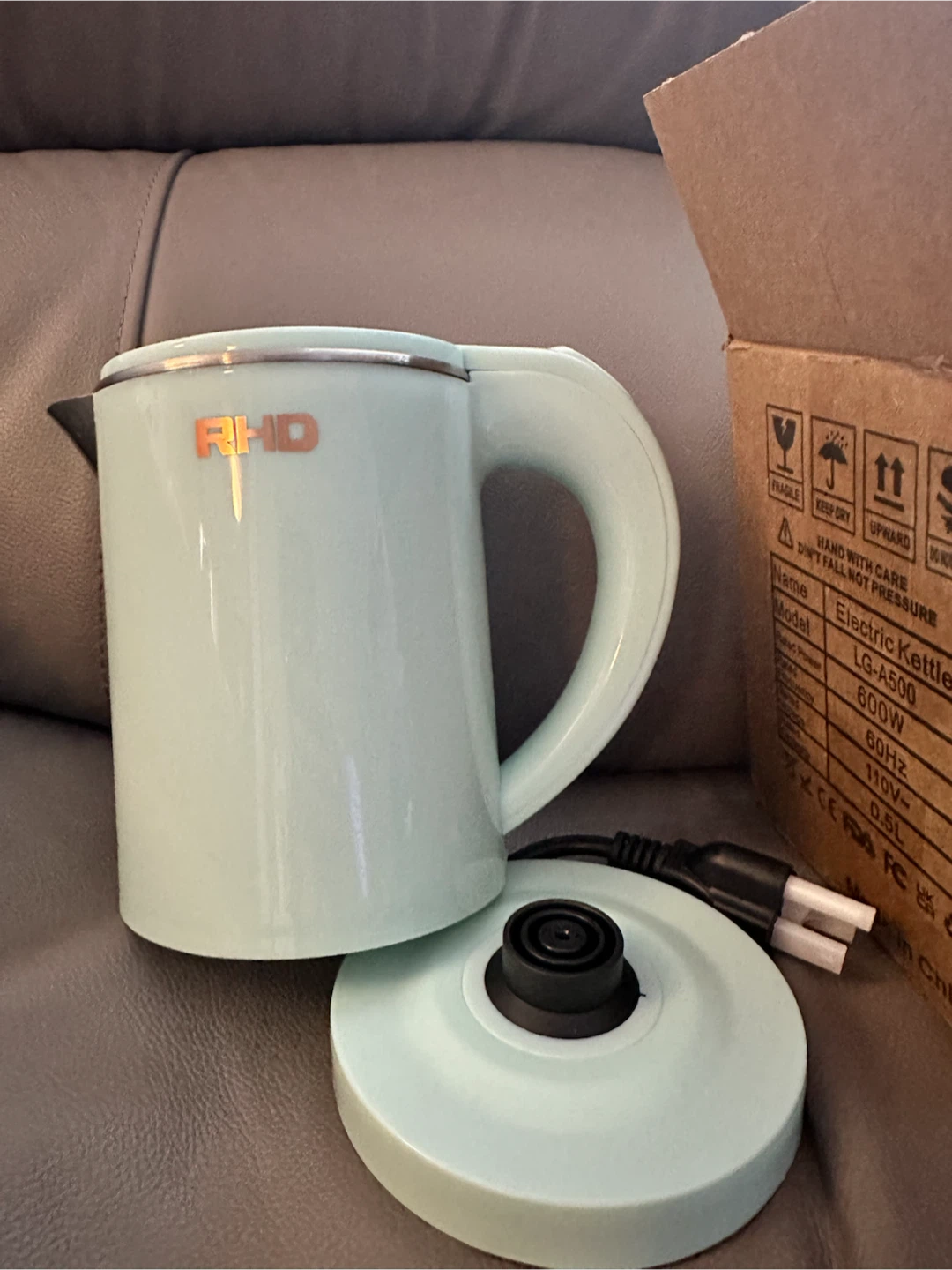 RHD Electric Kettle - 0.5L - Mint Green