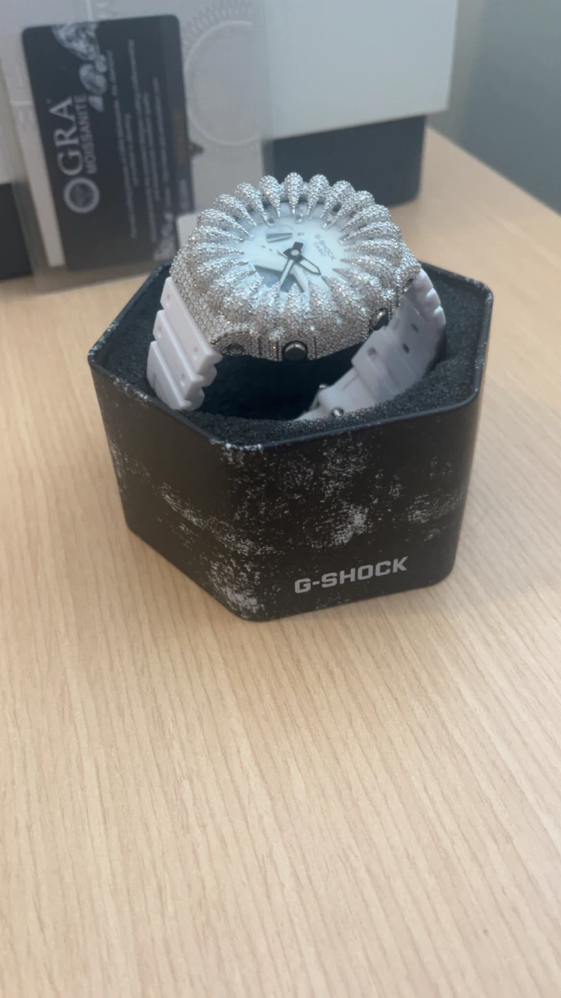 G-Shock iced out Moissanite watch- passes diamond tester - photo 2