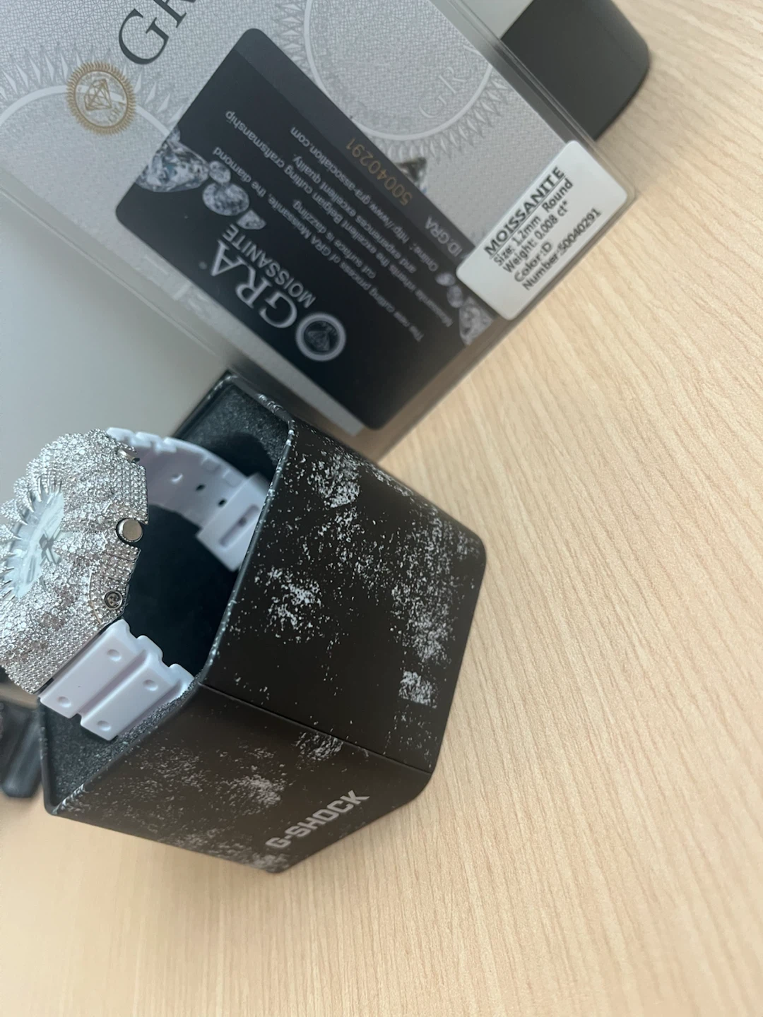 G-Shock iced out Moissanite watch- passes diamond tester - photo 4