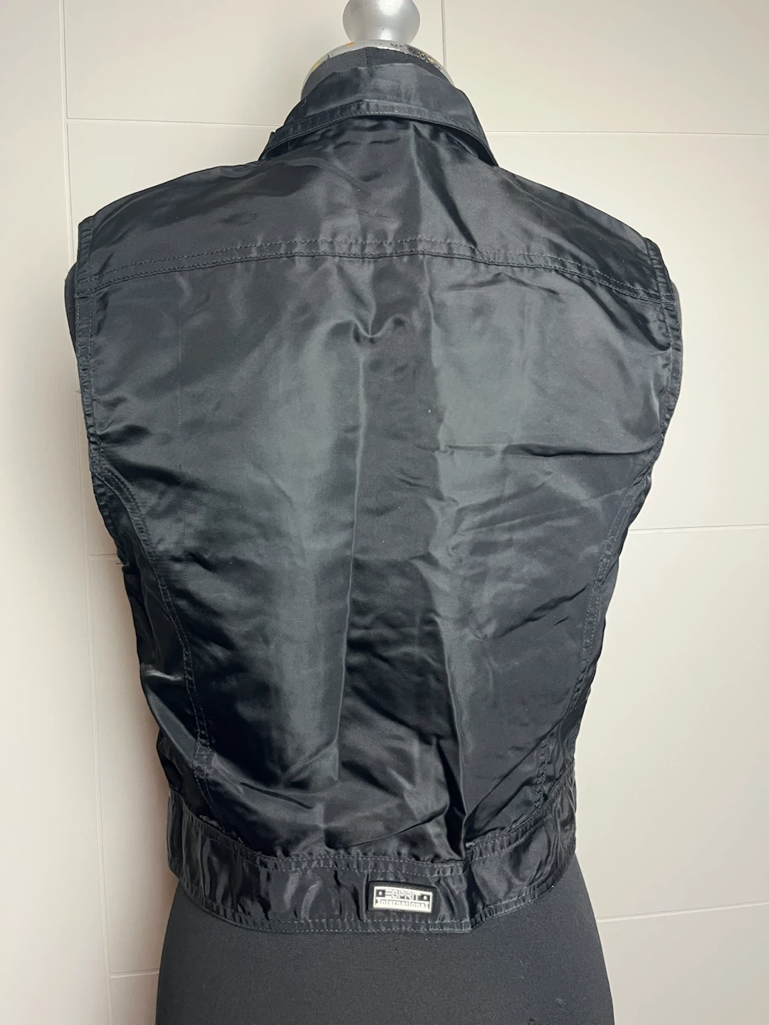 Esprit Jeans Black Sleeveless Utility Vest - photo 2
