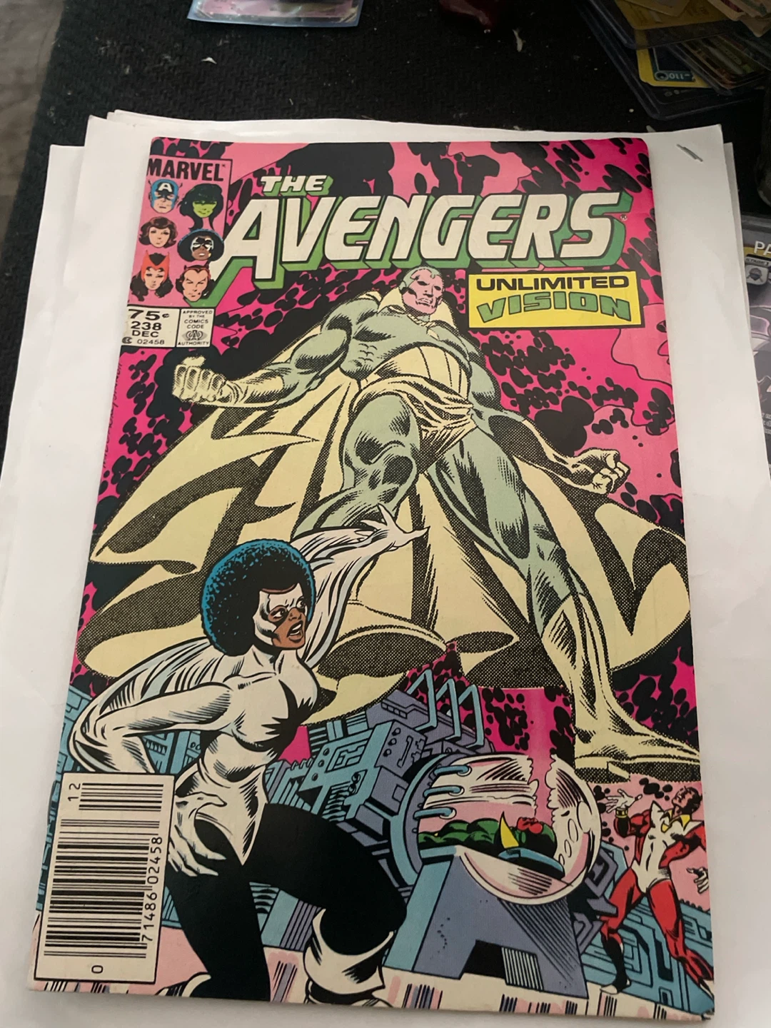 The Avengers Unlimited Vision Comic #238