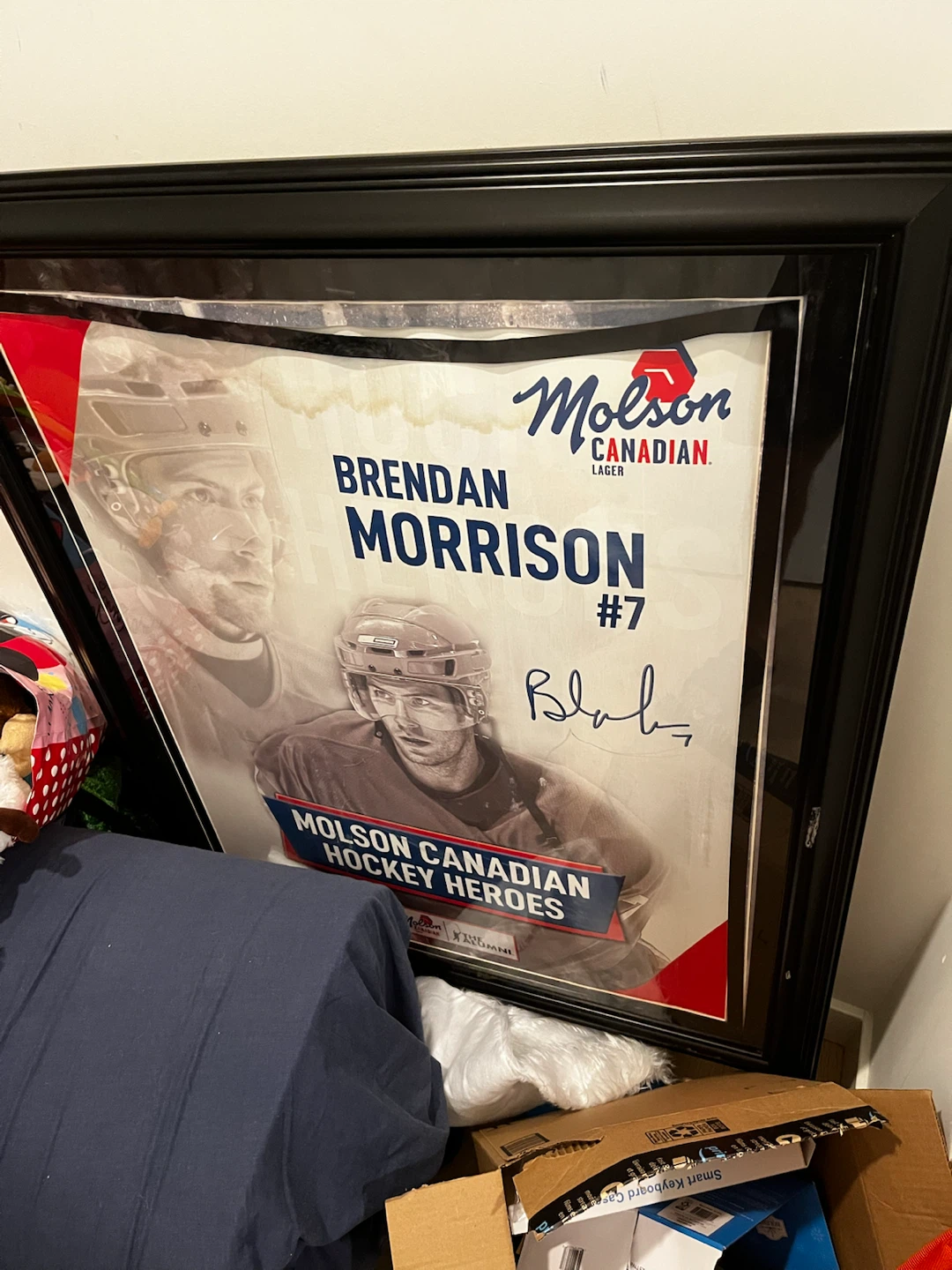 Brendan Morrison #7 Signed  Canadian Hockey Heroes Memorabilia