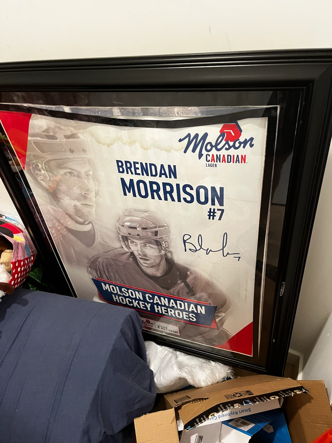 Brendan Morrison #7 Signed  Canadian Hockey Heroes Memorabilia - photo 2