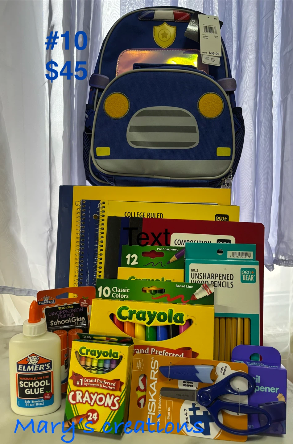 Complete School Supply Backpack Bundle