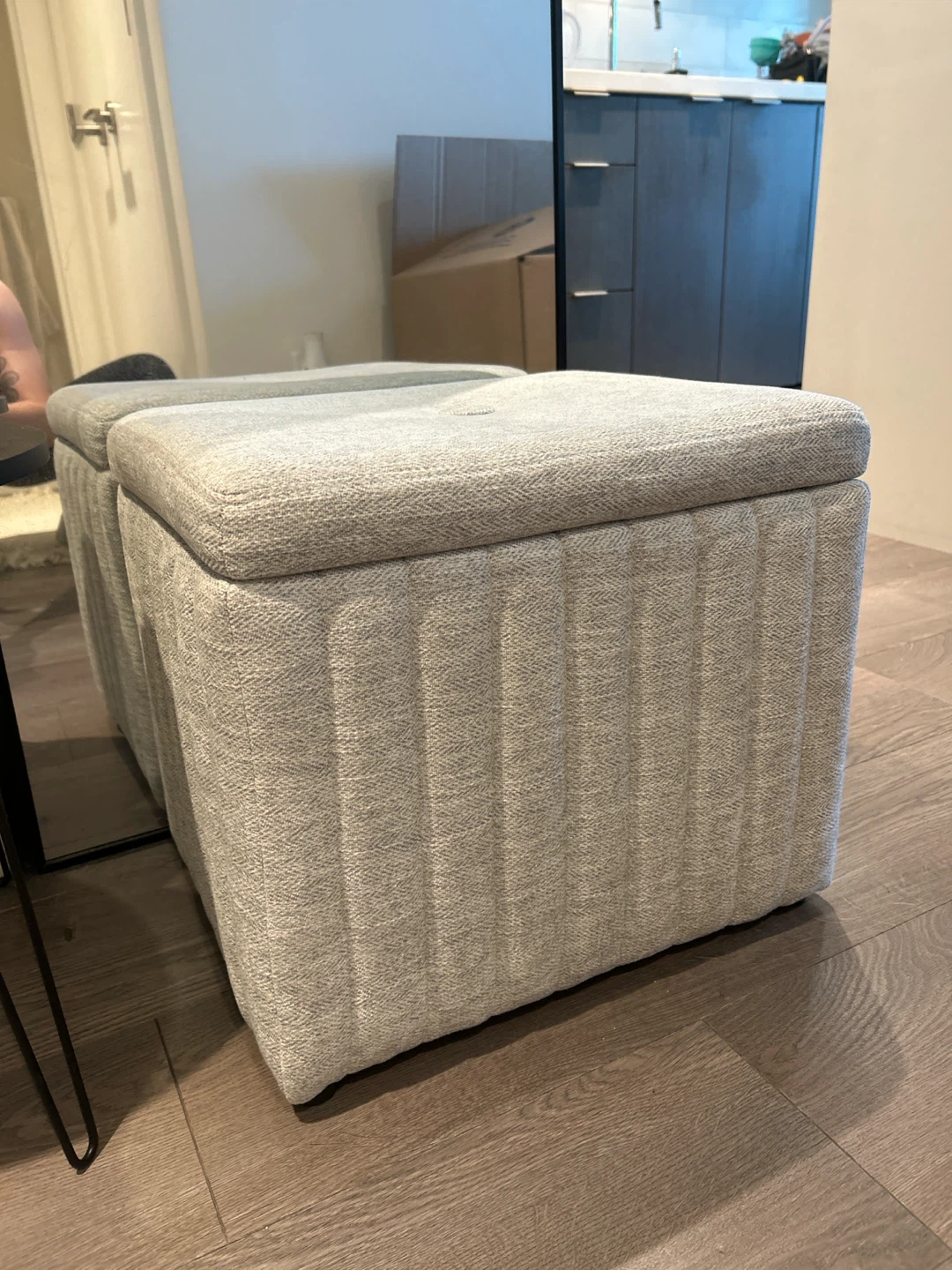 Storage Ottoman Footrest - photo 2