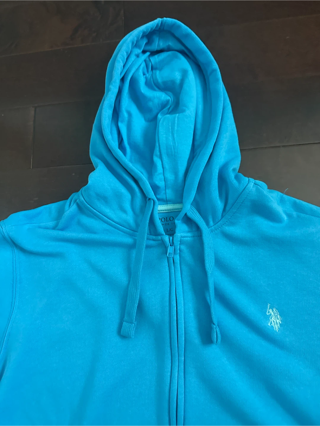 U.S. Polo Assn. Zip-Up Hoodie - Blue - Large - photo 3
