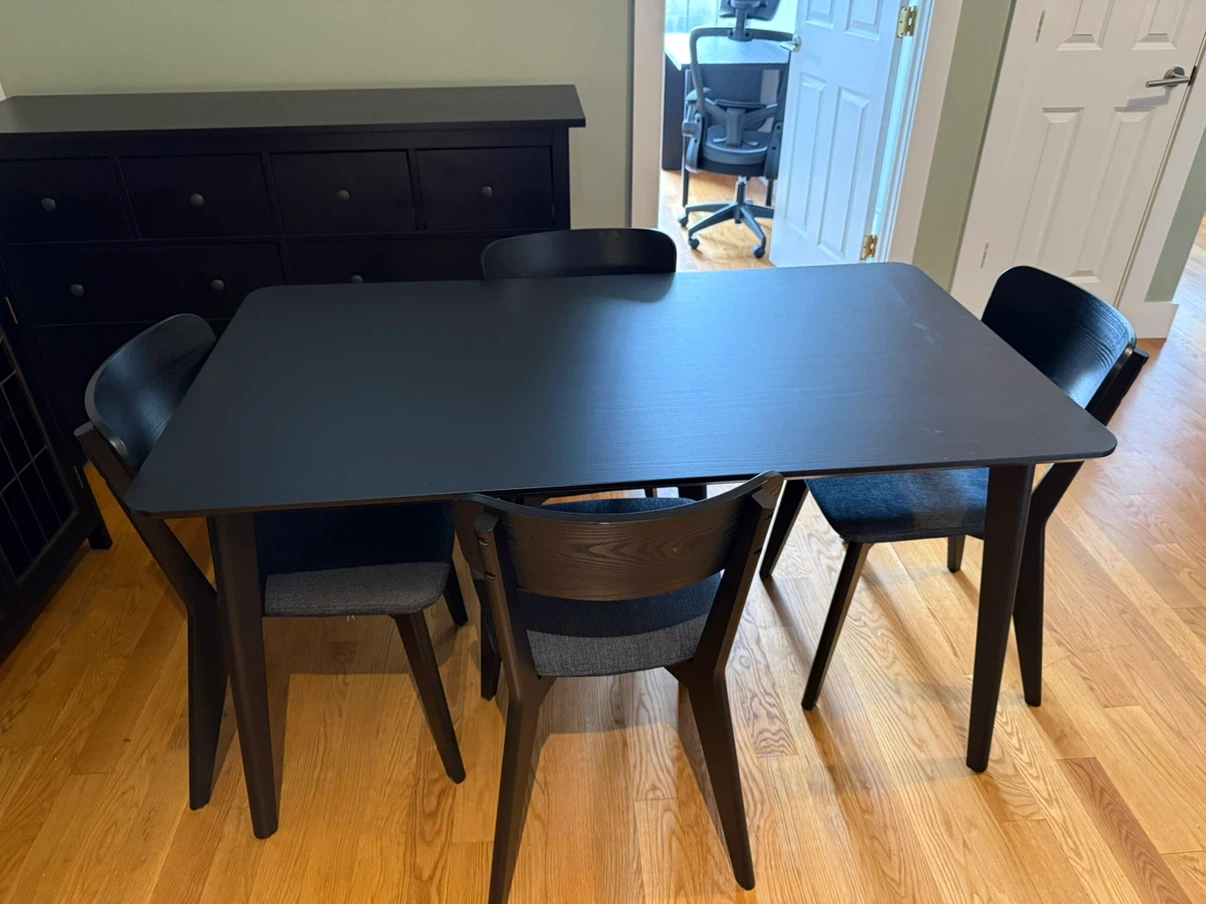 IKEA LISABO TABLE W/ 4 CHAIRS - photo 2
