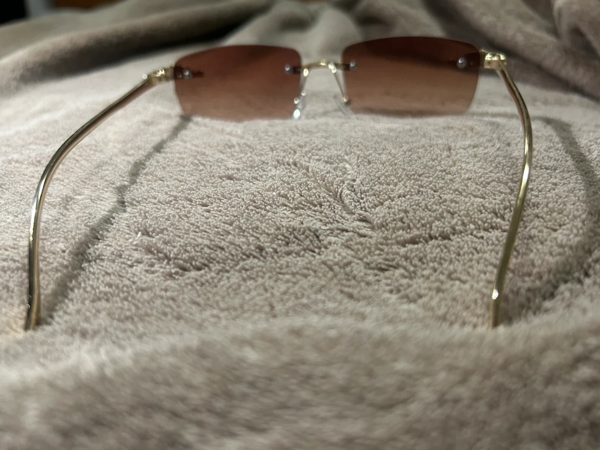 Rimless Gradient Sunglasses Cartier panther style - photo 4