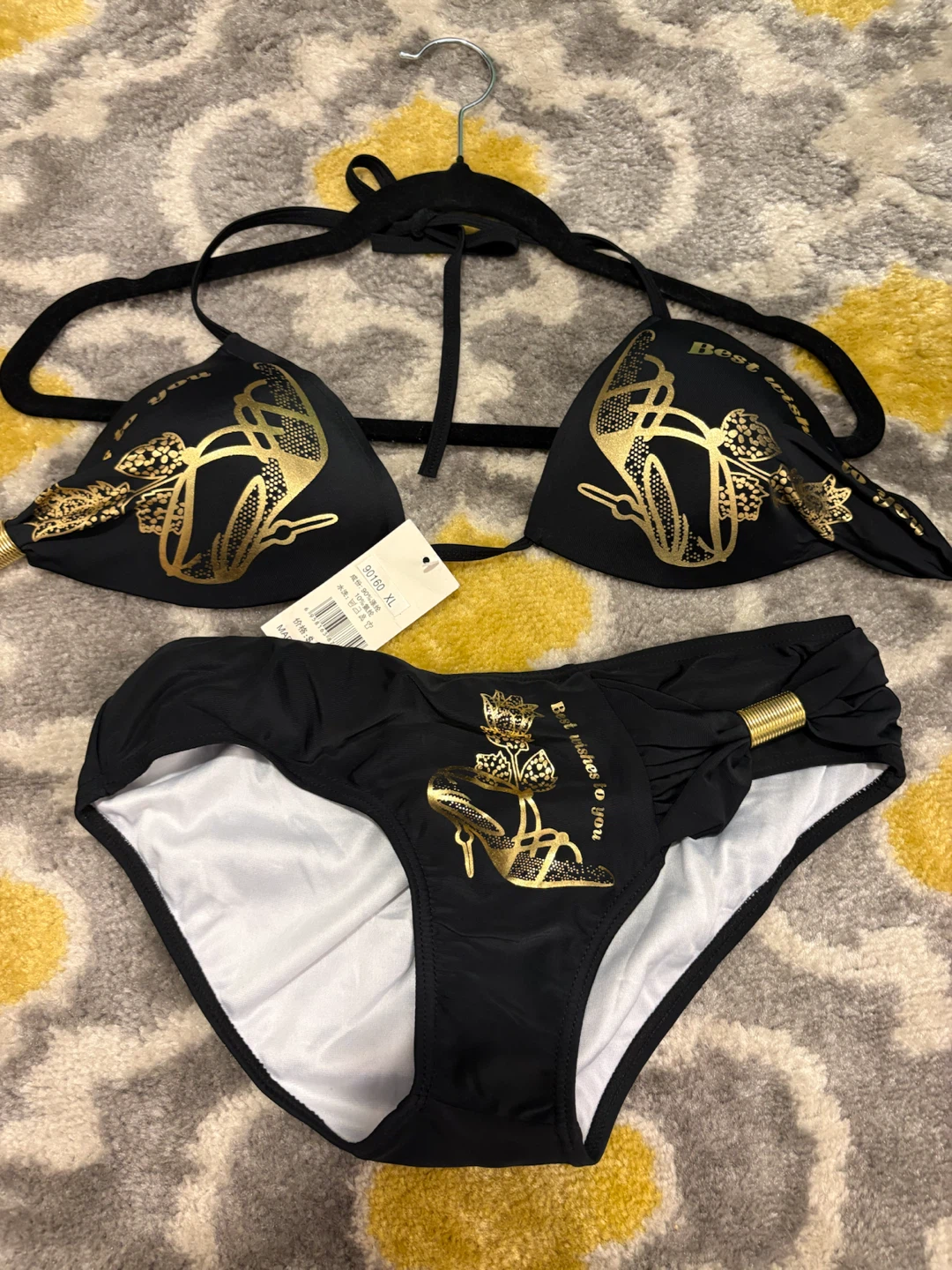 Black and Gold Bikini - photo 4