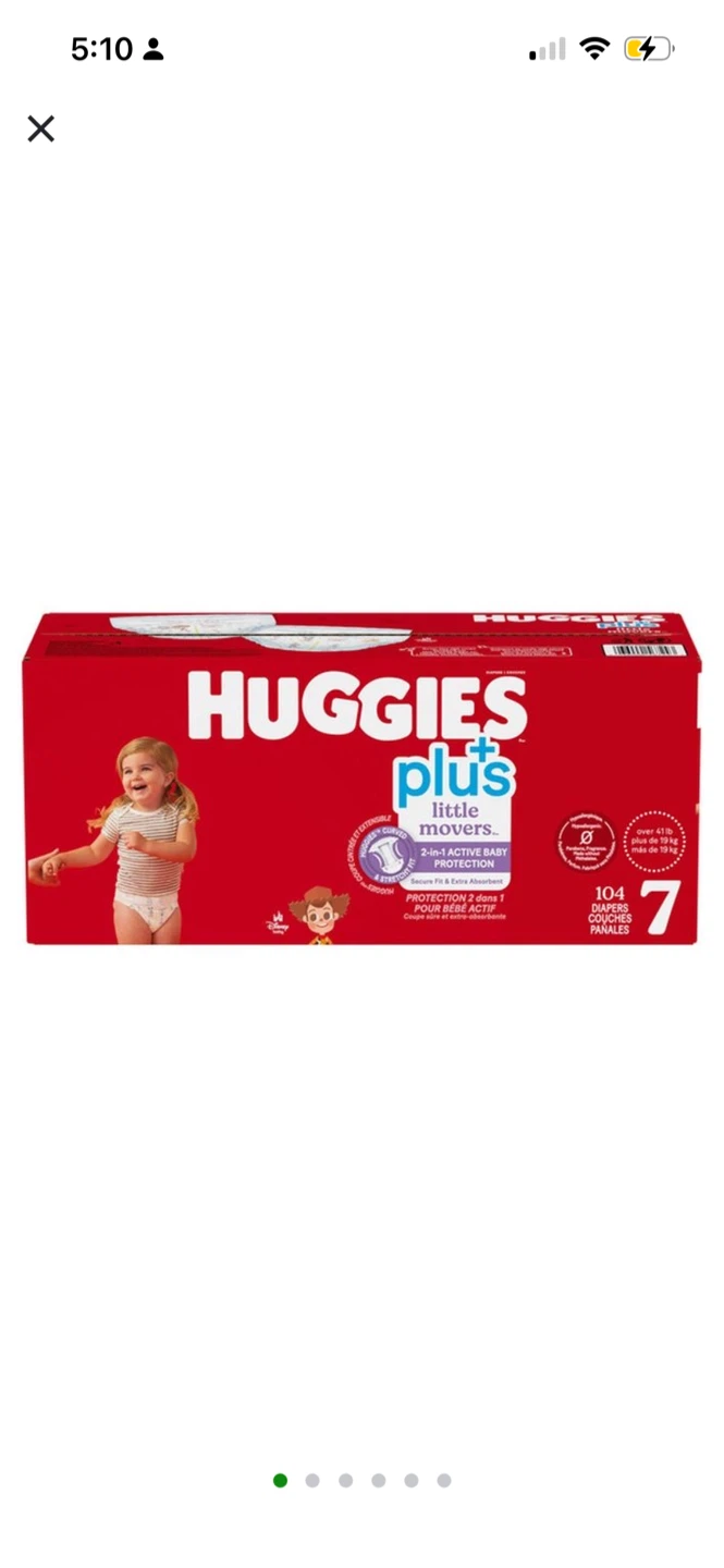Huggies size 7 diapers