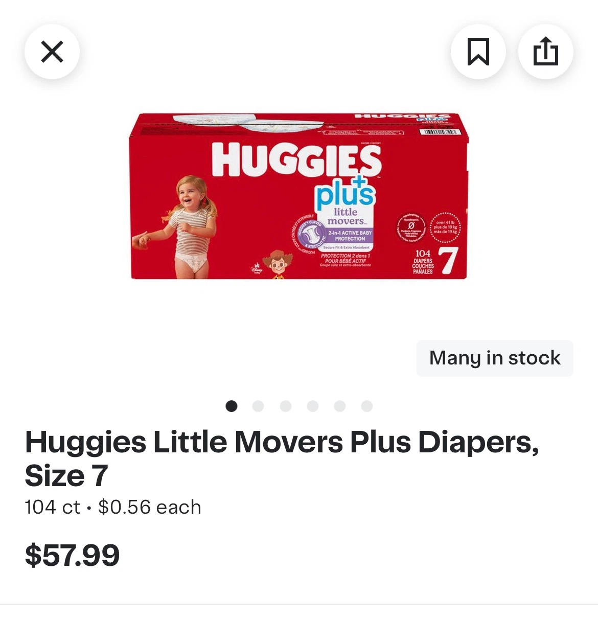 Huggies size 7 diapers - photo 2