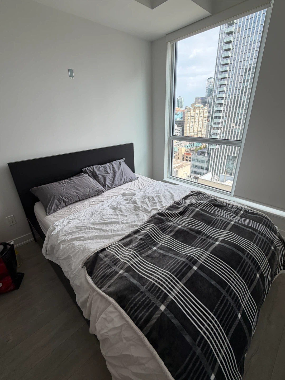IKEA MALM Queen Bed with 4 Storage Boxes + Mattress