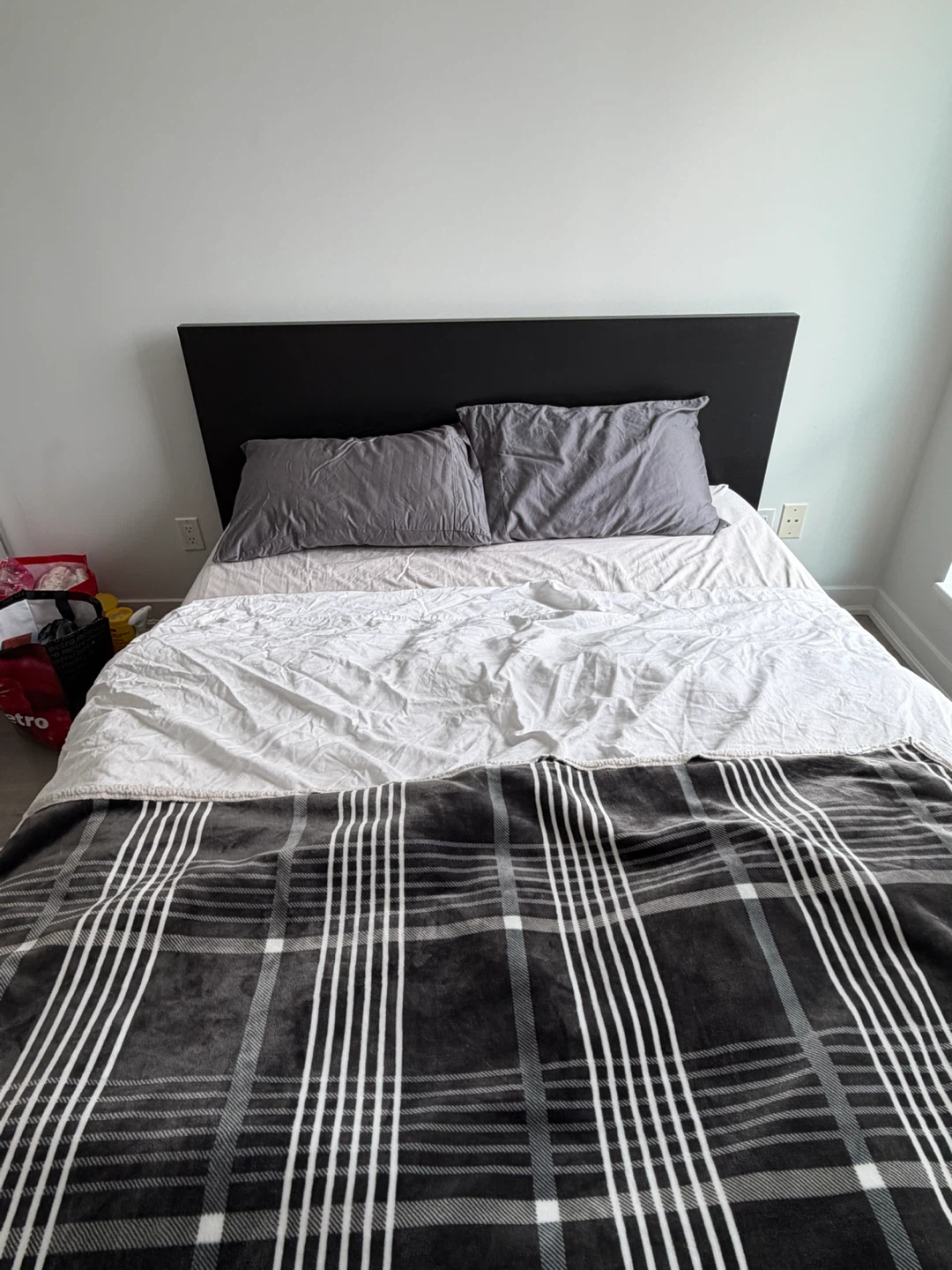 IKEA MALM Queen Bed with 4 Storage Boxes + Mattress - photo 2