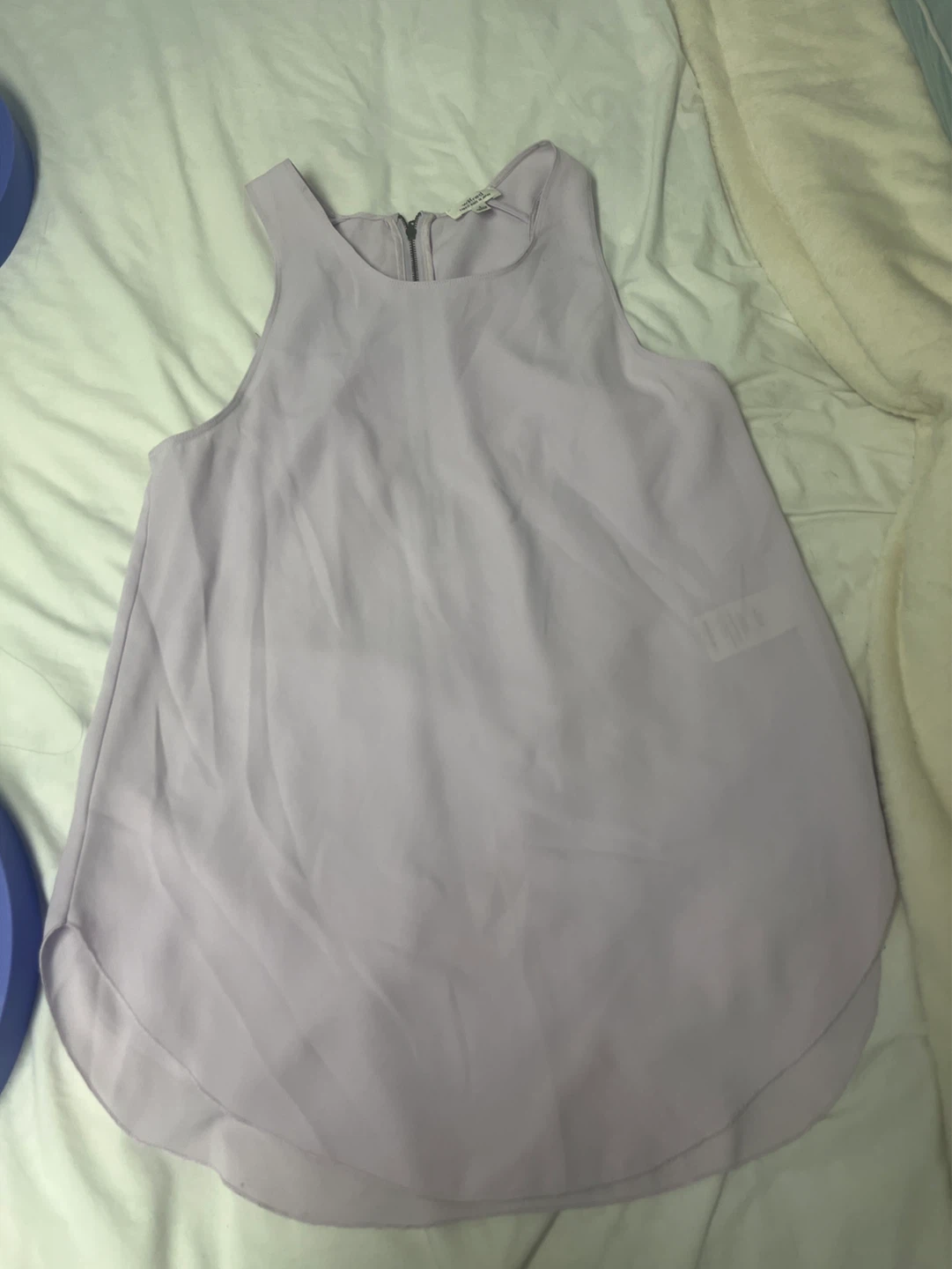 Women's Sleeveless Lavender Blouse