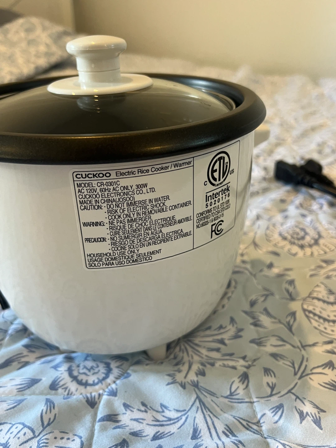 CUCKOO Rice Cooker and Steam Tray - photo 5