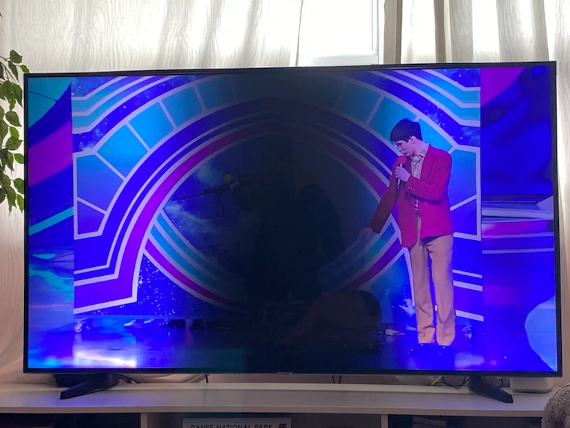 65” Samsung Smart TV – Powers On – Screen Defect – $40
