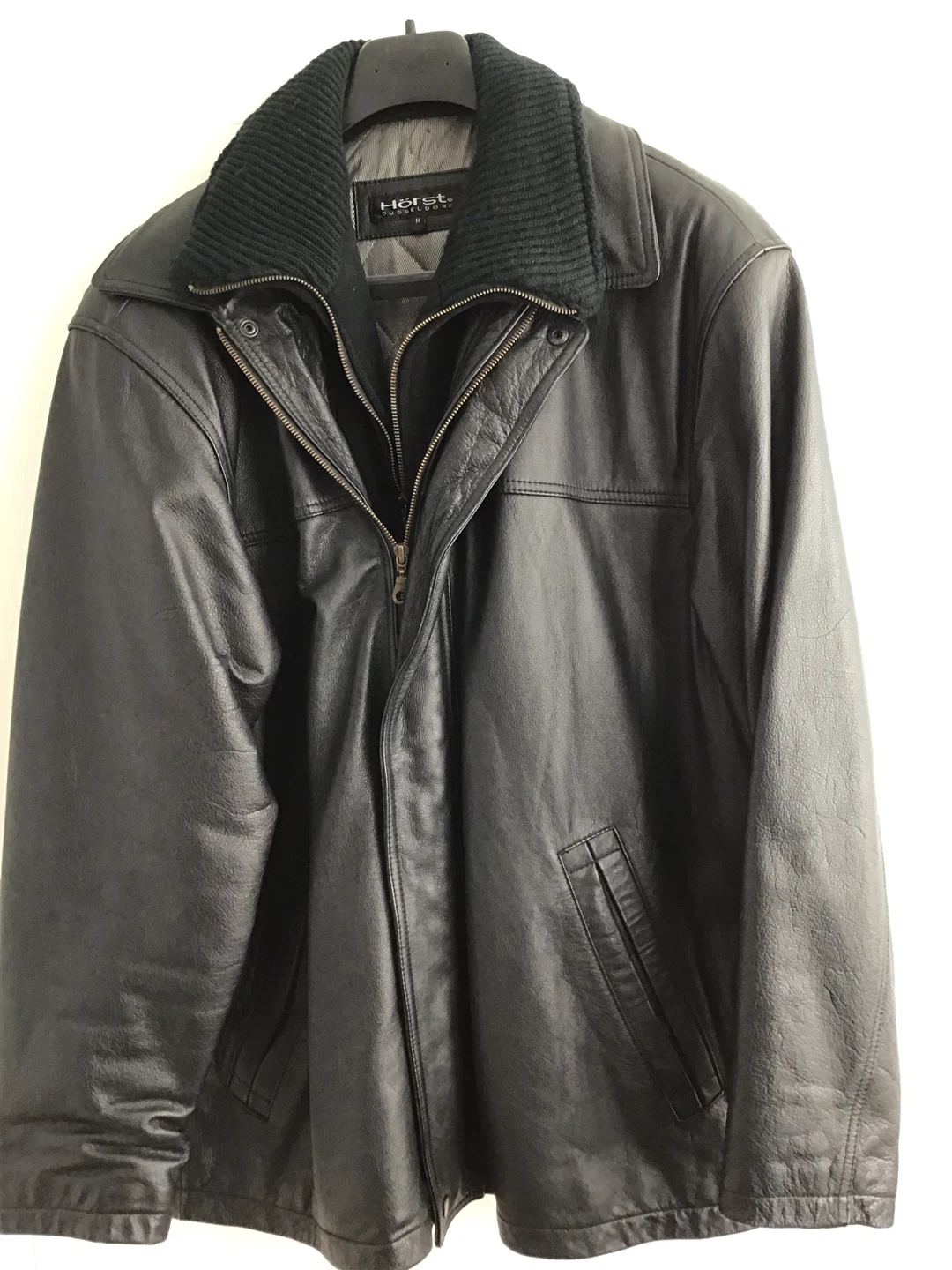 Men’s leather coat