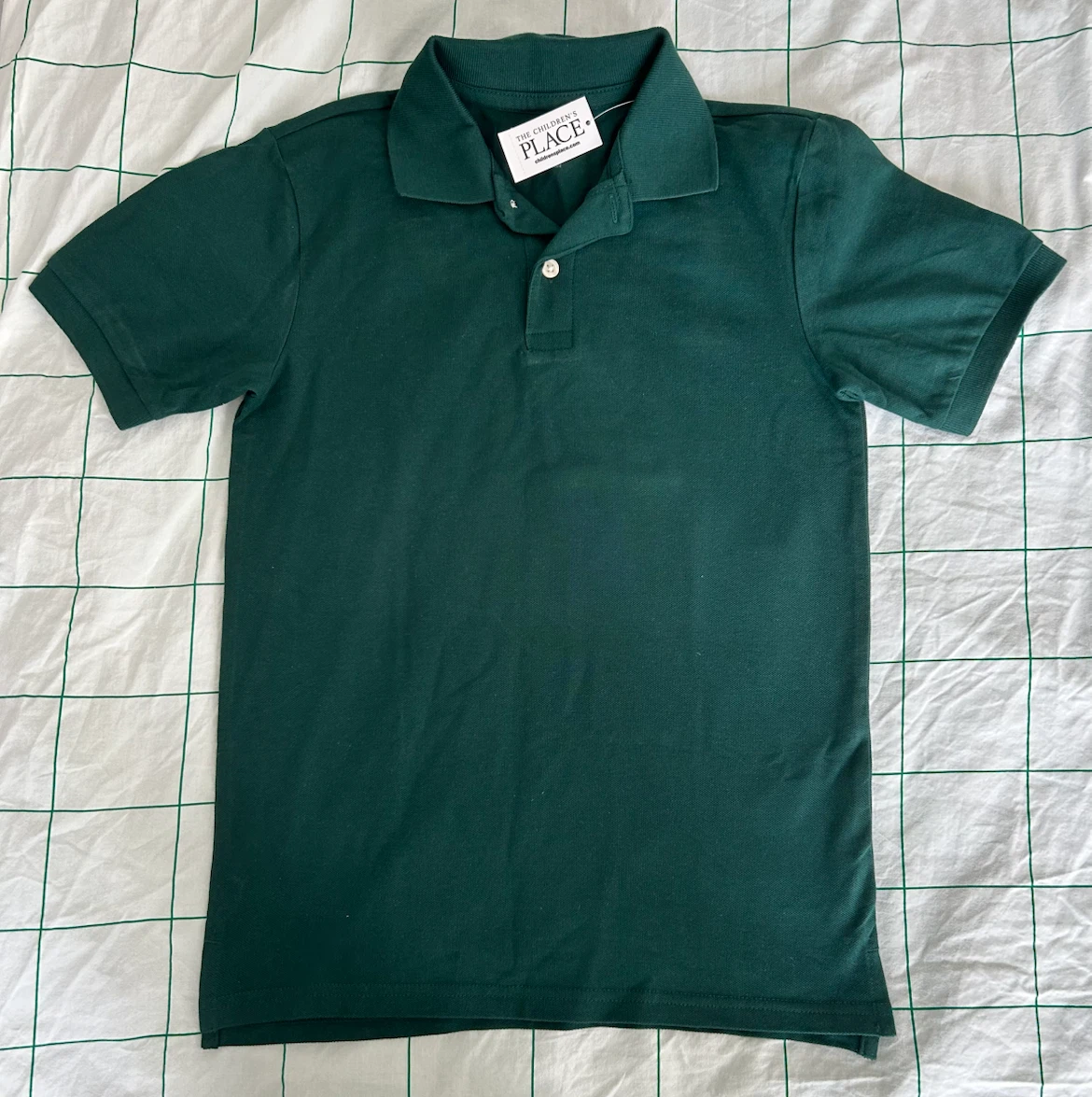 The Children's Place Boys Green Polo Shirt