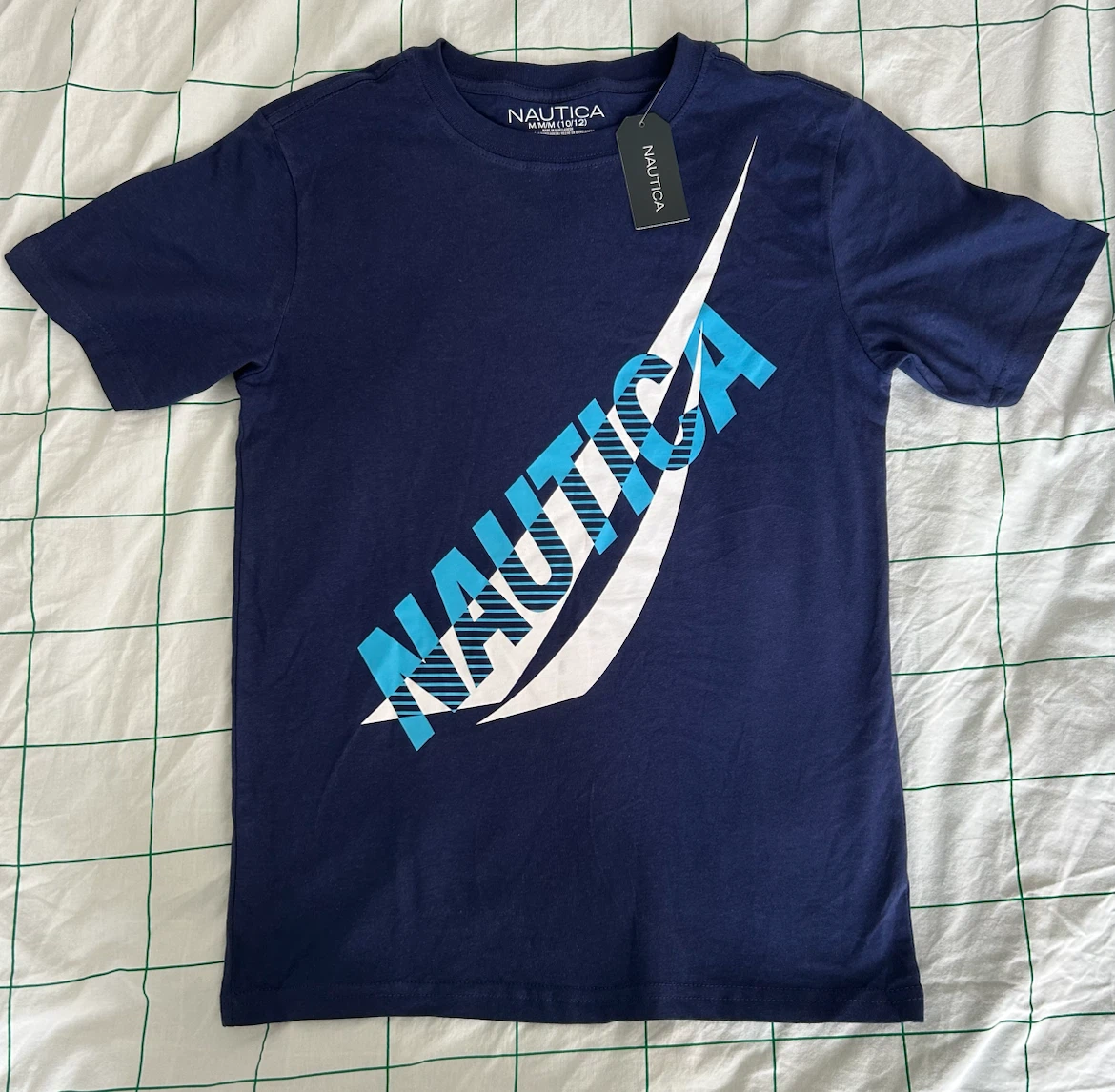 Nautica Boys Navy T-Shirt Size M (10/12)