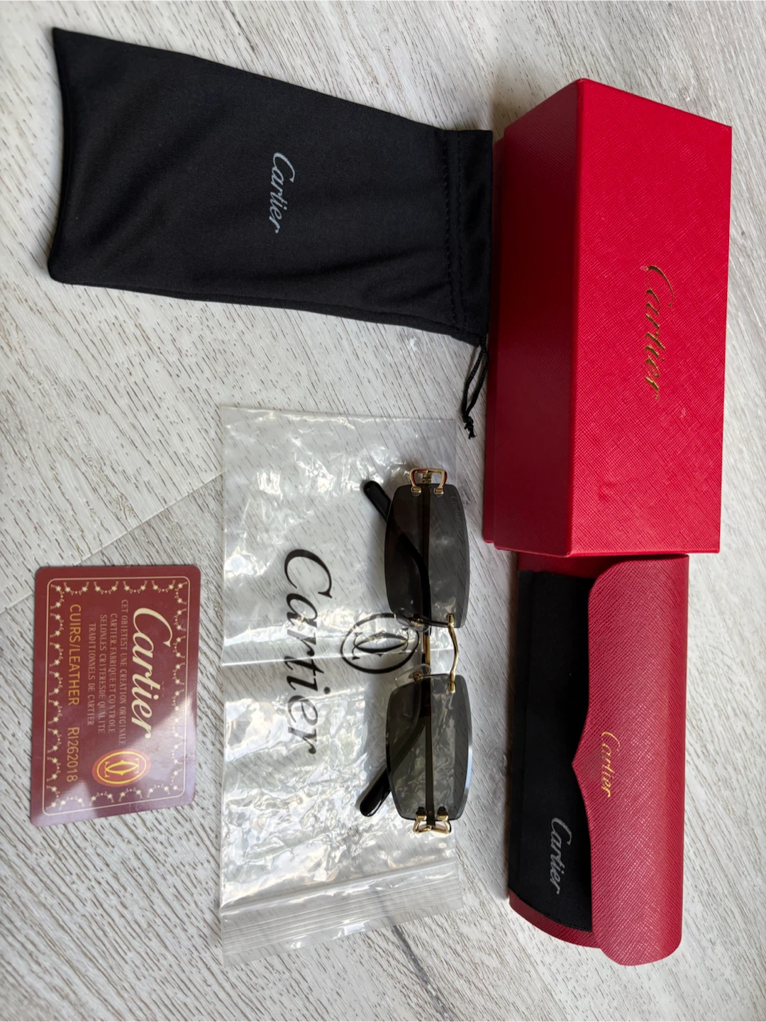 Cartier Rimless Sunglasses
