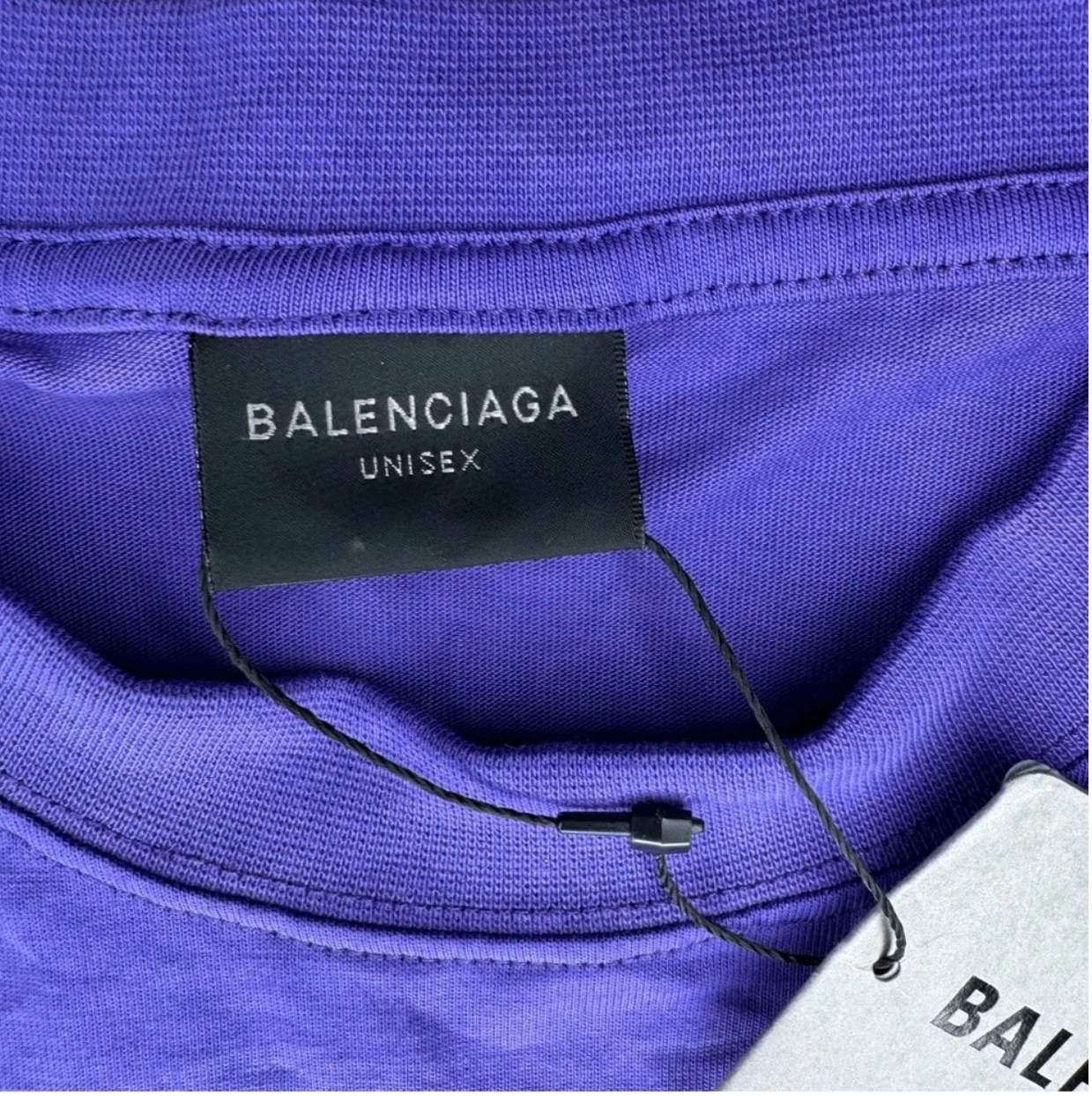 Balenciaga Purple Jersey T-Shirt Size Medium - photo 3