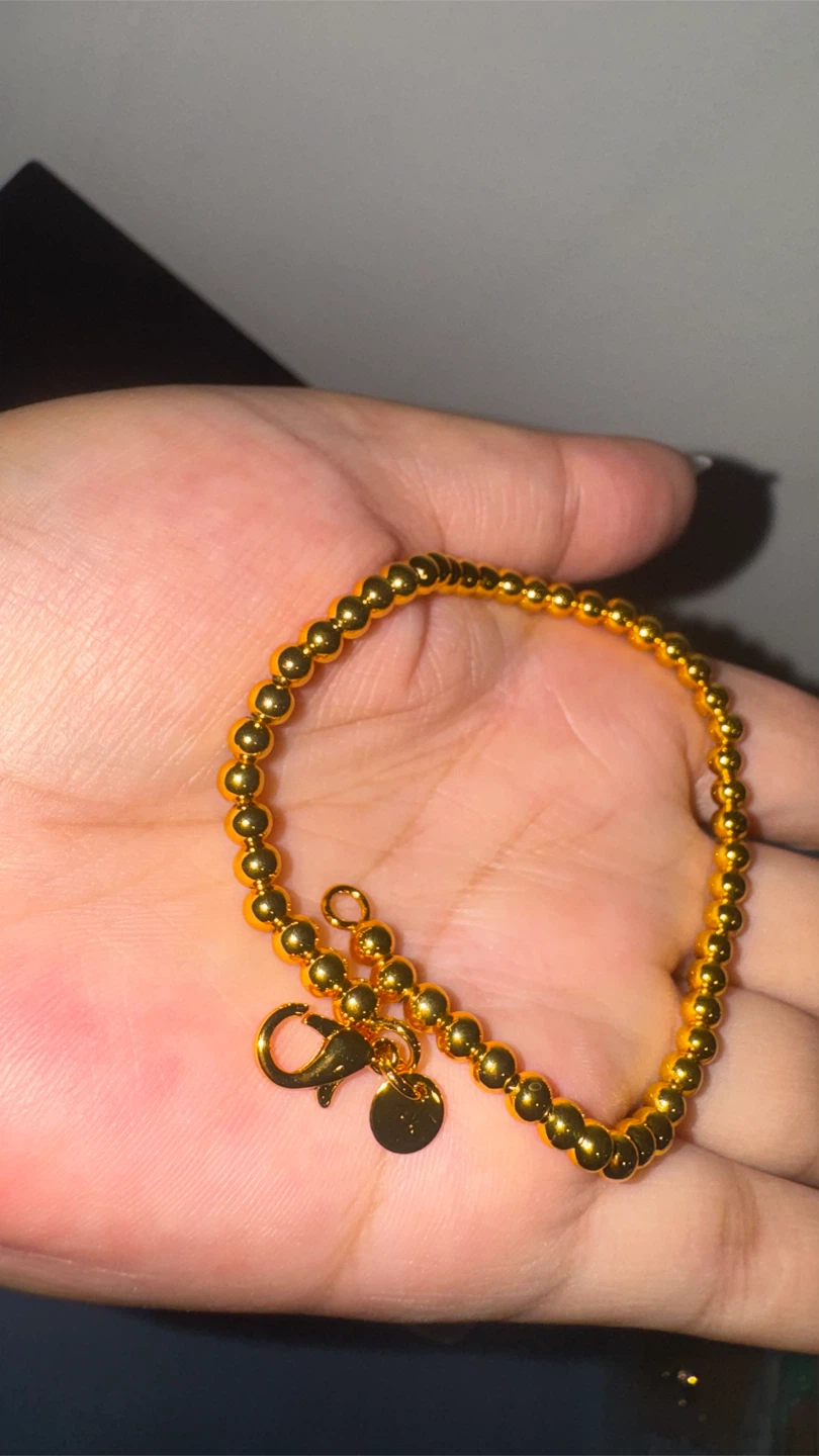 Gold Tone Snake Chain Bracelet