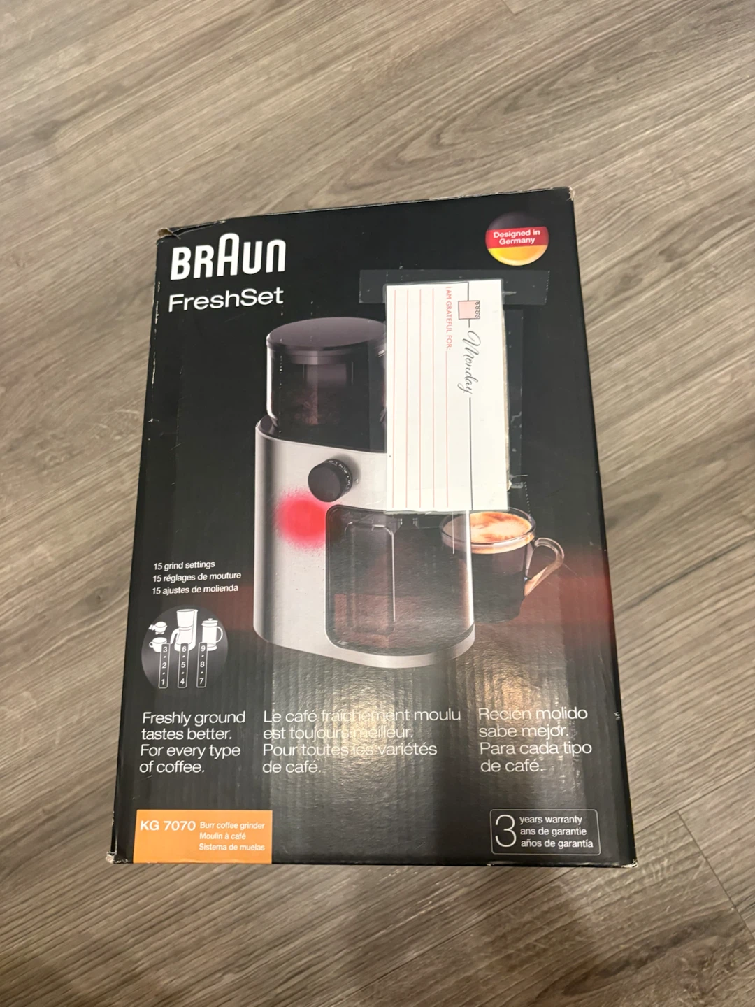 Braun FreshSet KG 7070 Coffee Grinder