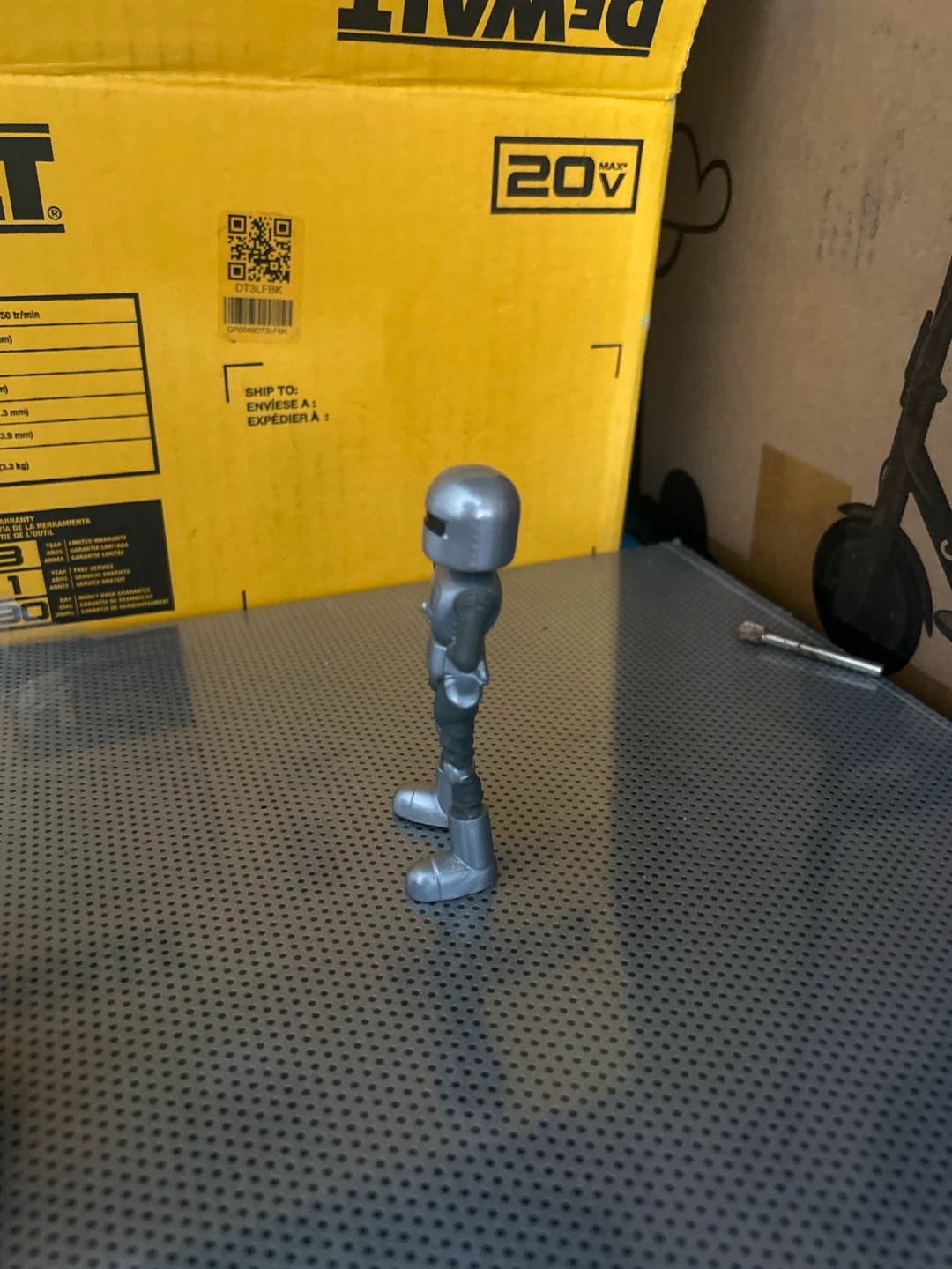 Silver Robot Action Figure Toy - photo 2