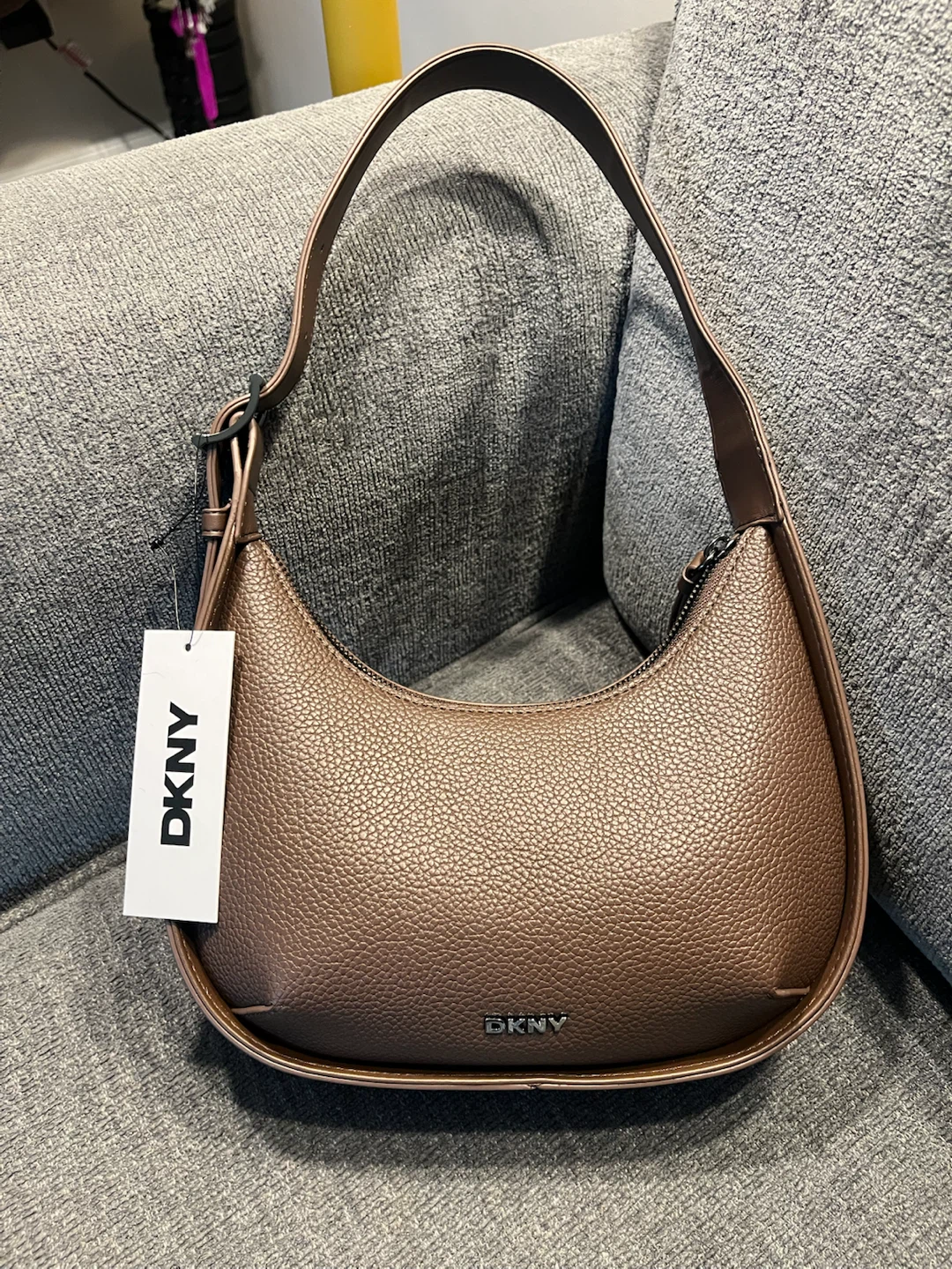 DKNY brown shoulder bag