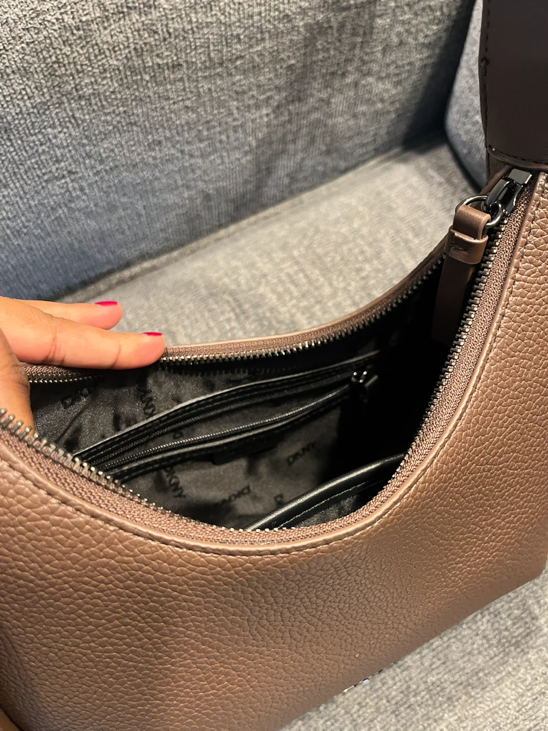 DKNY brown shoulder bag - photo 4