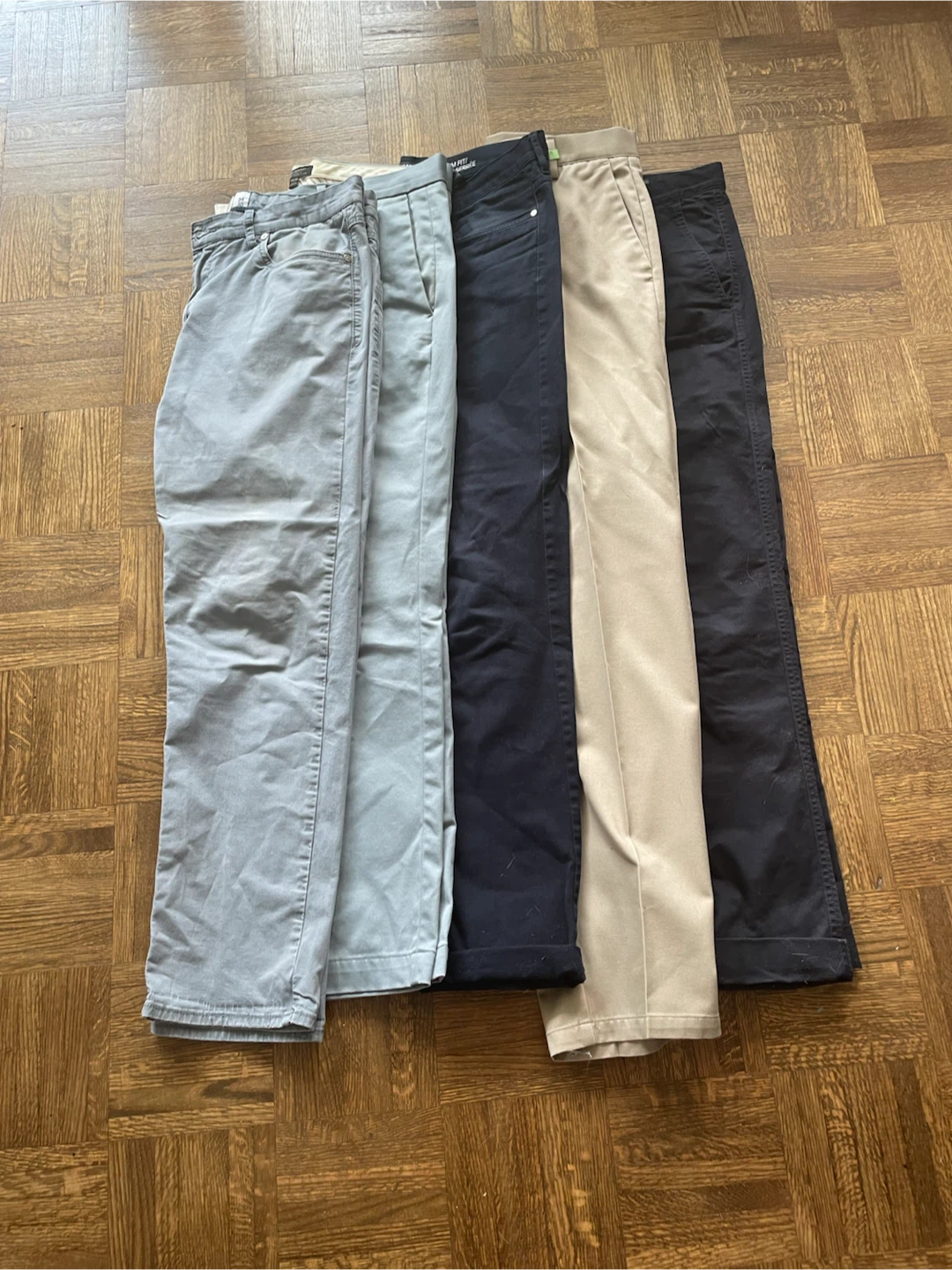 $35 Or Best Offer! Four Pairs of Men's Pants- Officewear 33 Fit
