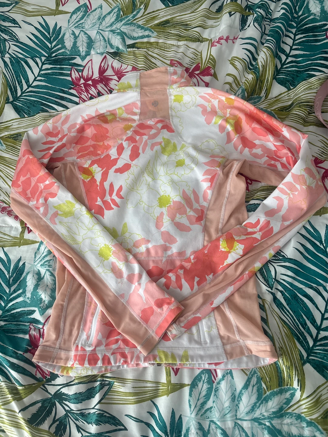 LululemonWomen's Floral Zip-Up Athletic Top - photo 2