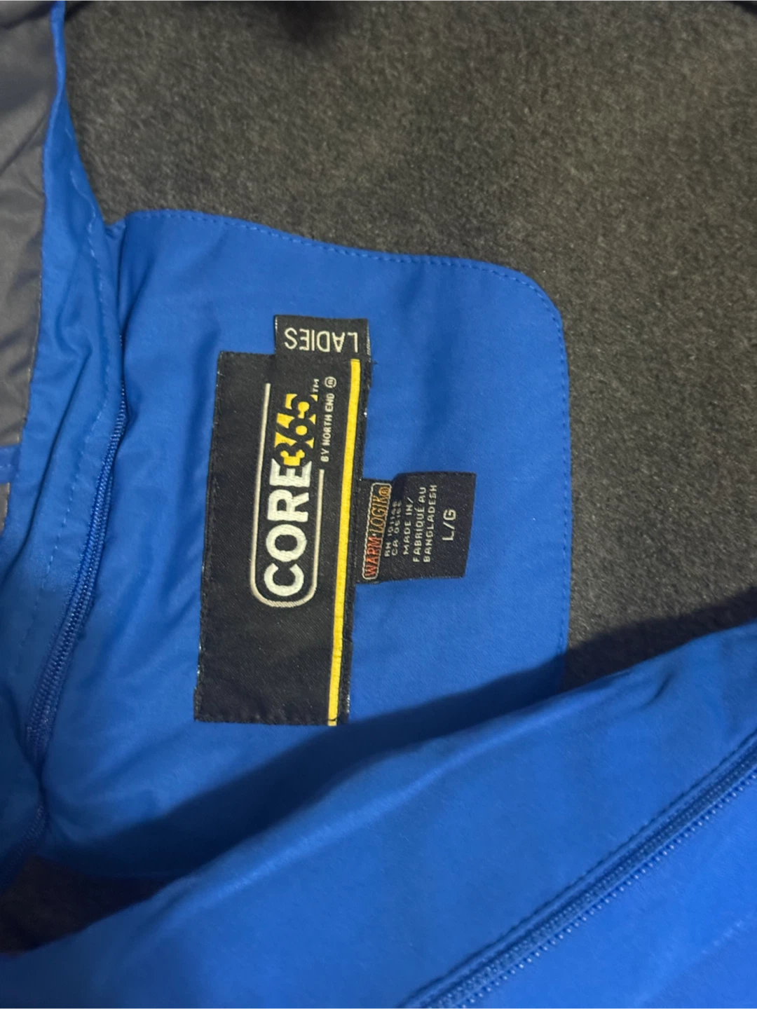 Core365 Jacket - Blue/Grey - L/G - photo 5