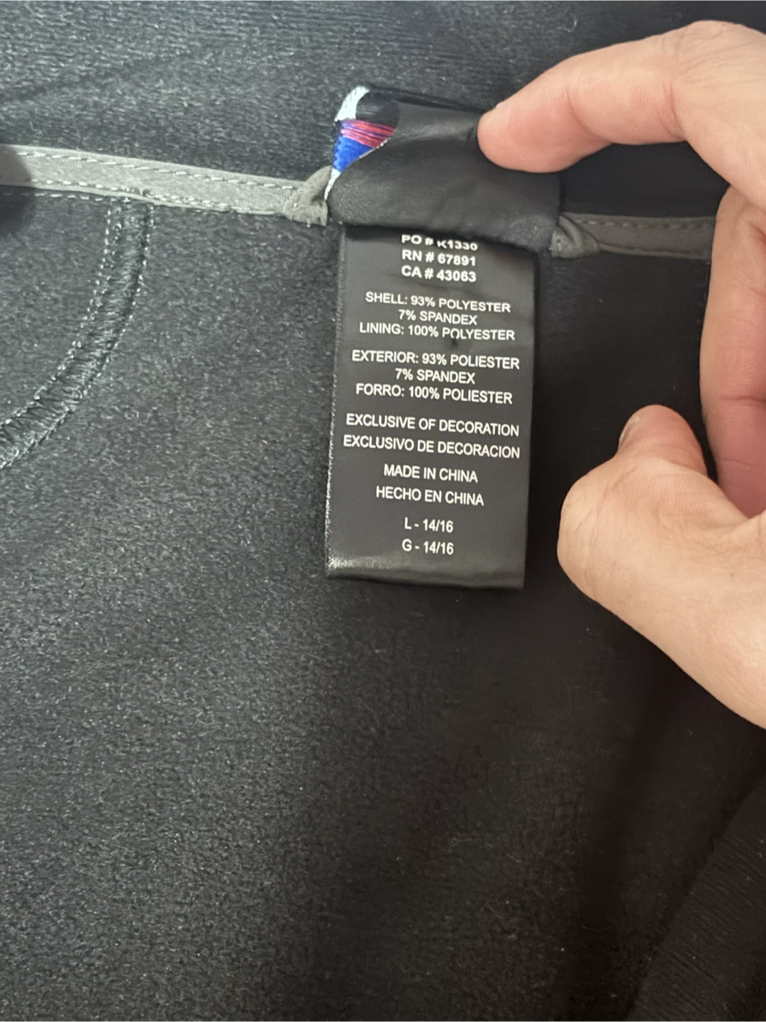 Chicago Bears Youth Team Apparel Jacket L-14/16 - photo 4