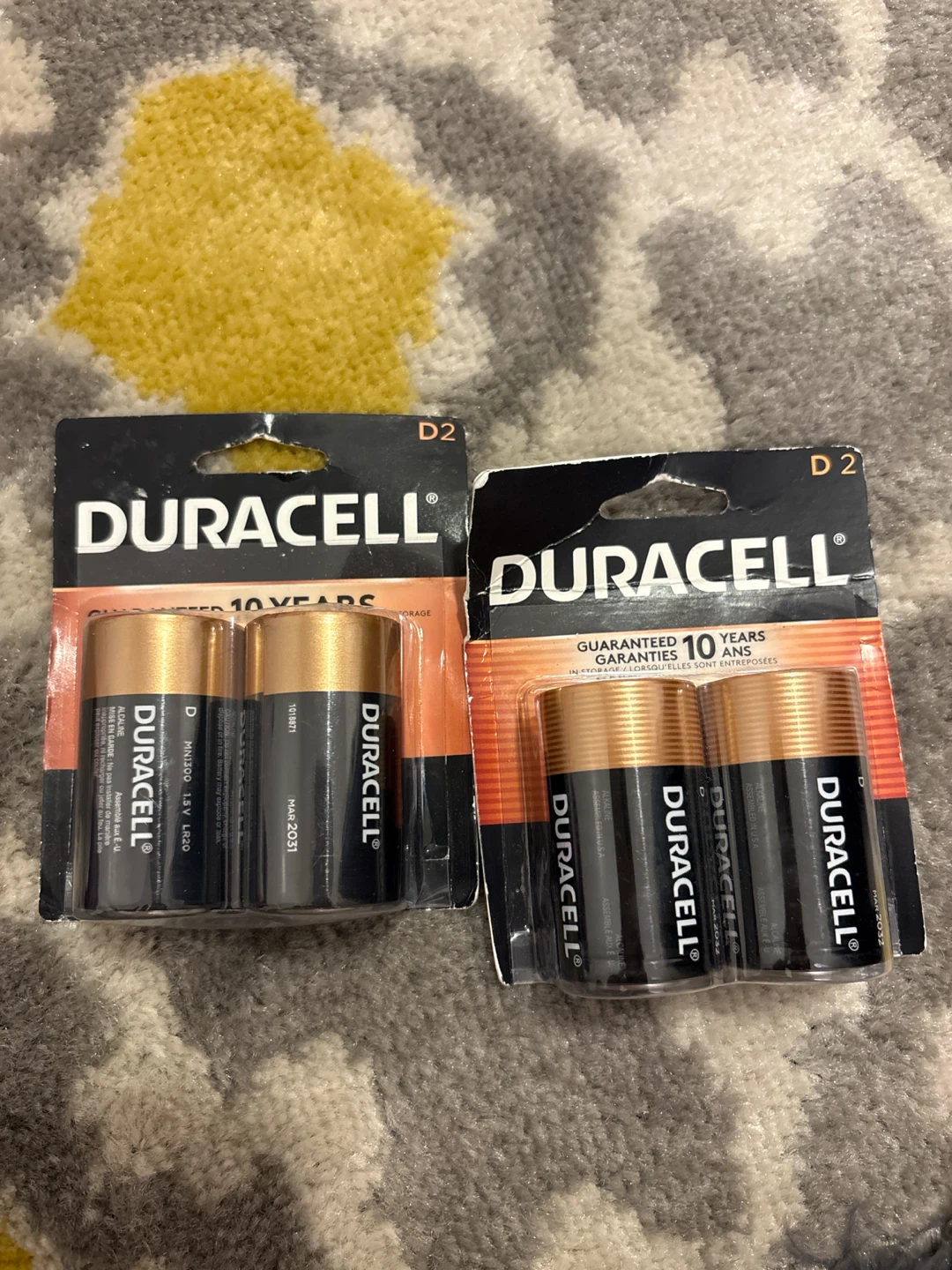 Duracell D Batteries (2 Packs)