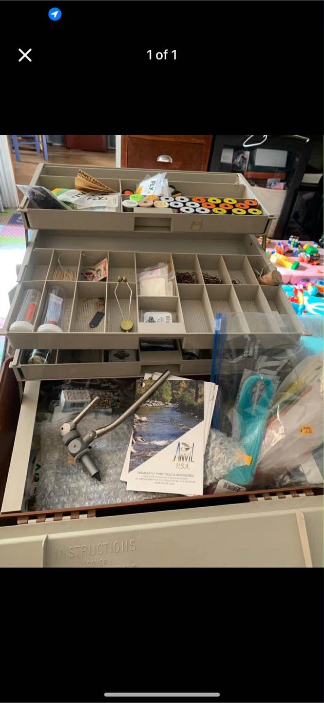 Vintage Fly Fishing Tackle Box