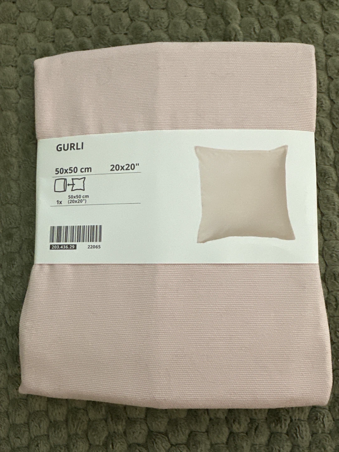 IKEA GURLI Cushion Cover x 2 pcs （Pink & Blue） - photo 2