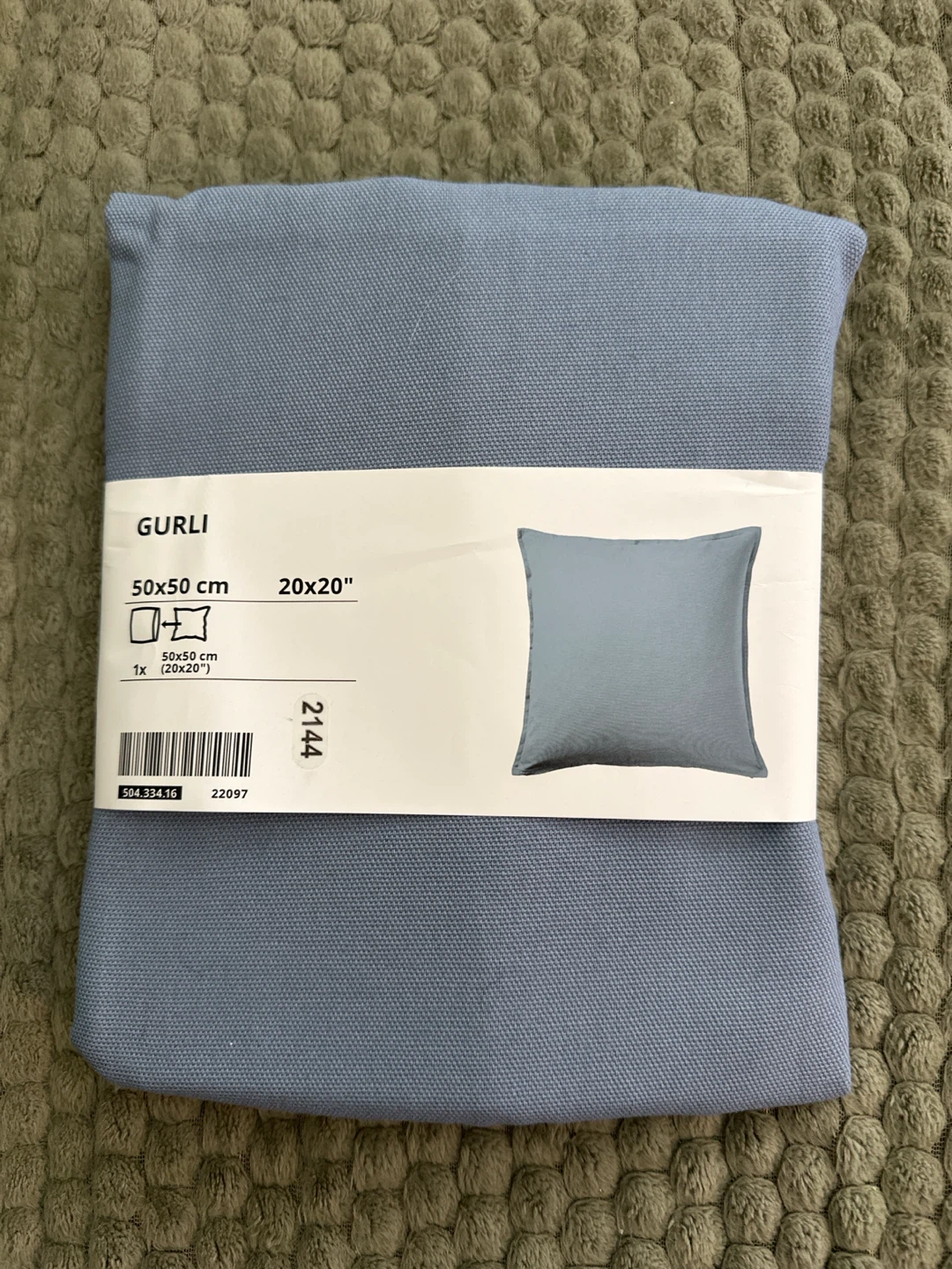 IKEA GURLI Cushion Cover x 2 pcs （Pink & Blue） - photo 3
