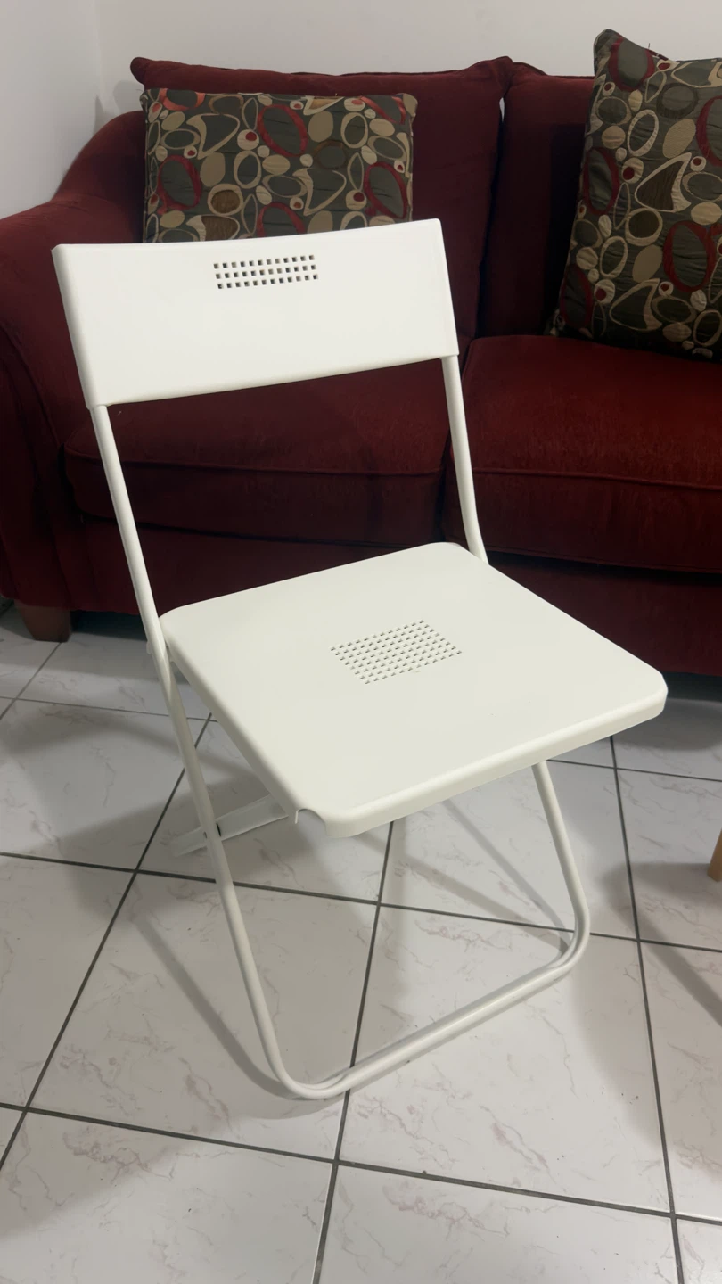 White Folding Chair